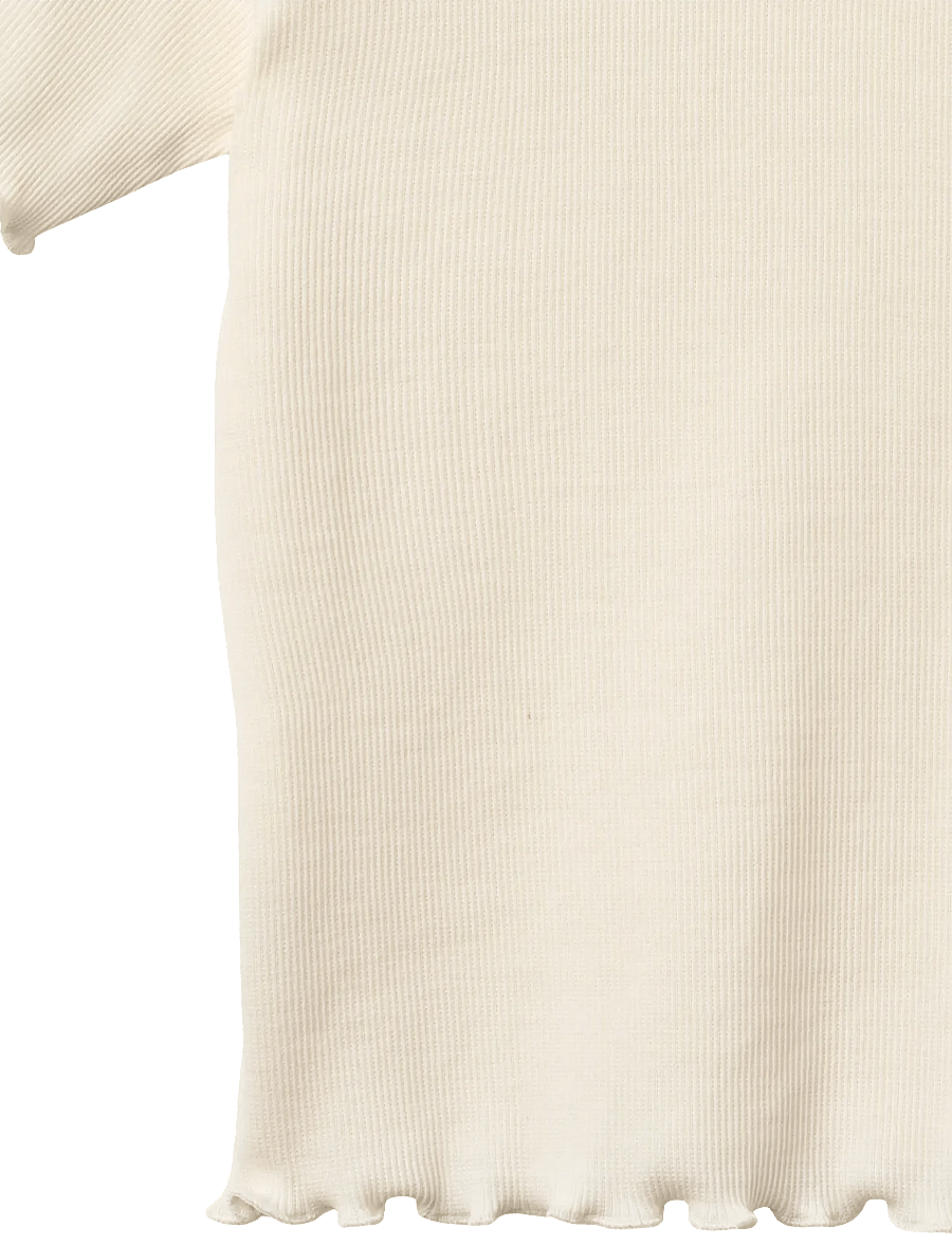 Wheat - Rib T-shirt S/S Alicia - kortærmede t-shirts - ivory - 2