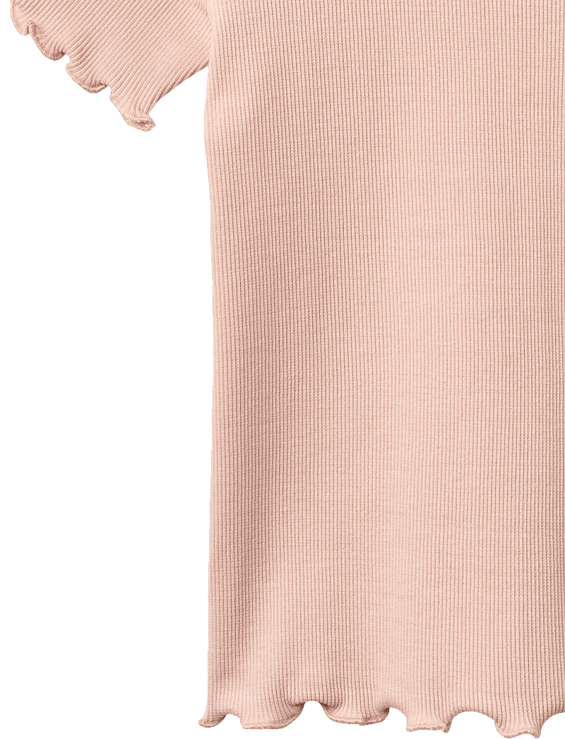 Wheat - Rib T-shirt S/S Alicia - korte mouwen - powder - 2