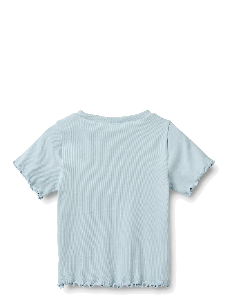Wheat - Rib T-shirt S/S Alicia - t-krekli ar īsām piedurknēm - summer sky - 1
