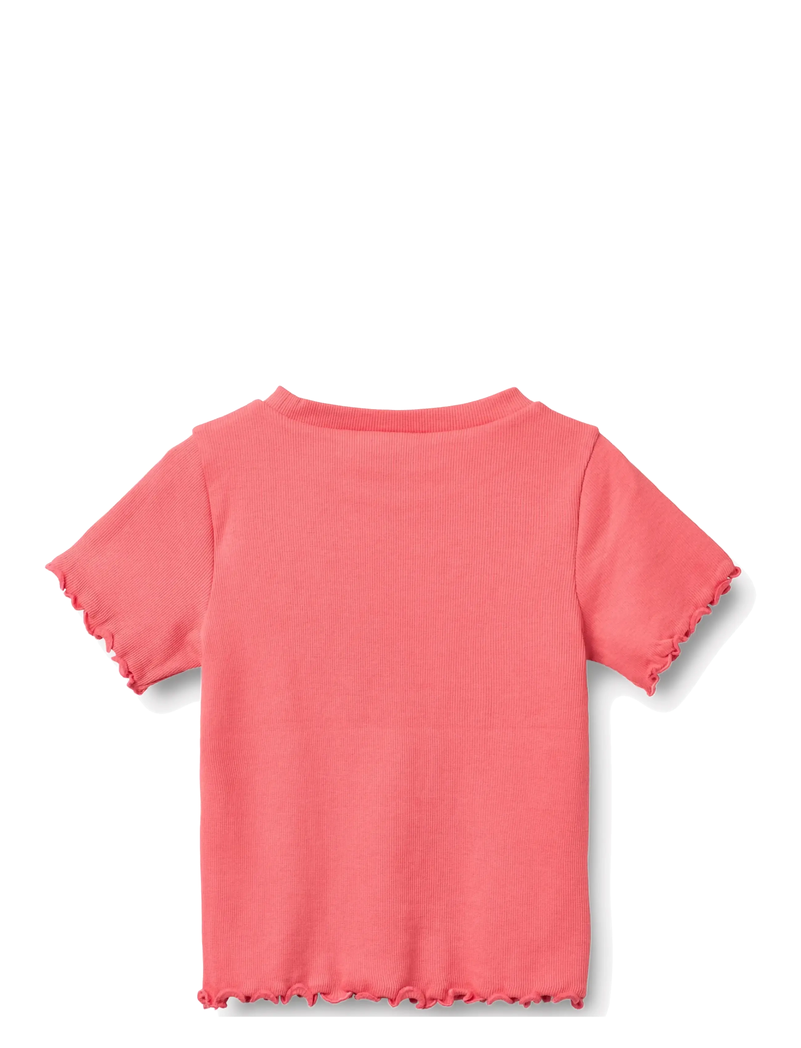 Wheat - Rib T-shirt S/S Alicia - kortærmede t-shirts - watermelon - 1