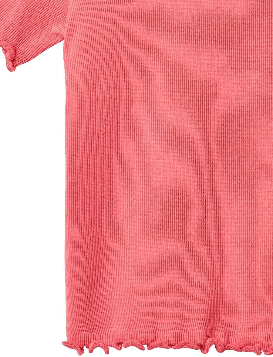 Wheat - Rib T-shirt S/S Alicia - kortærmede t-shirts - watermelon - 2