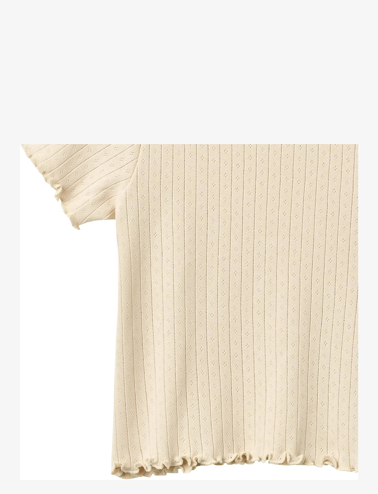 Wheat - Rib T-shirt S/S Irene - kortärmade t-shirts - almond peach - 2