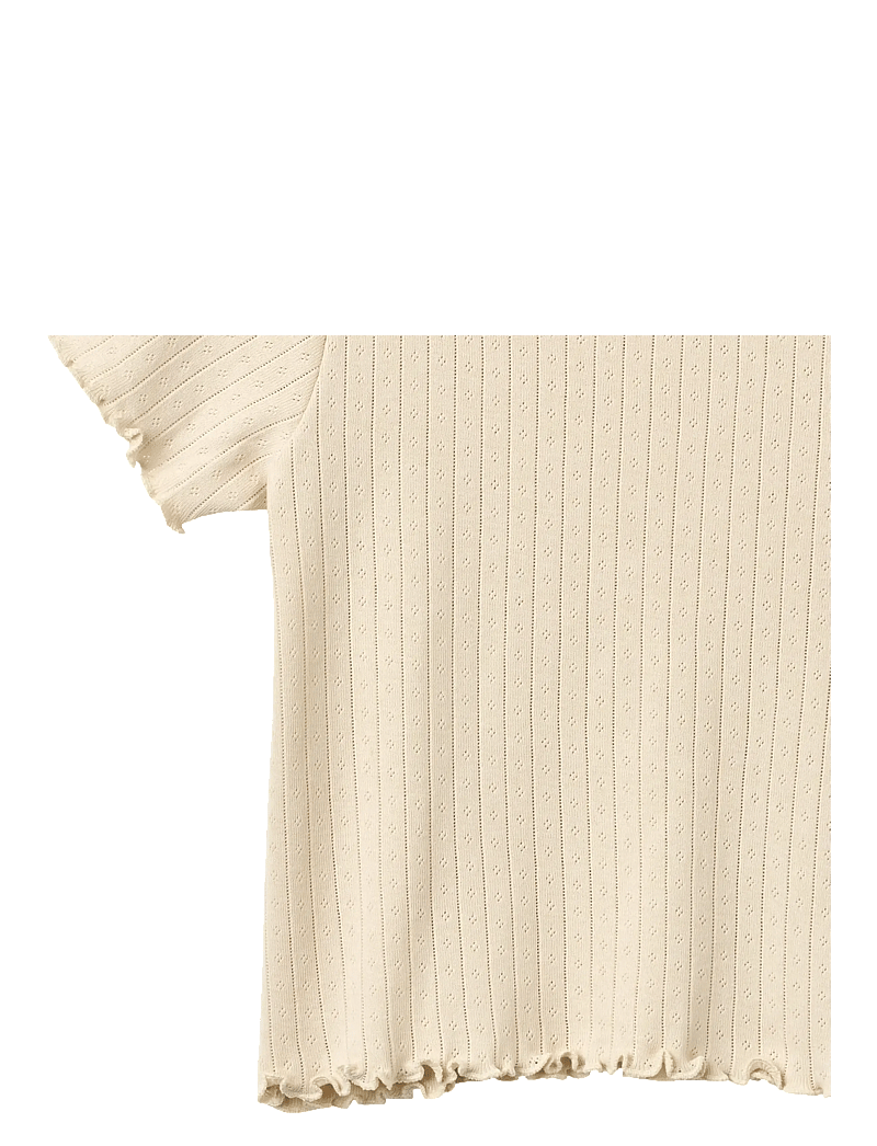 Wheat - Rib T-shirt S/S Irene - kortärmade t-shirts - almond peach - 2