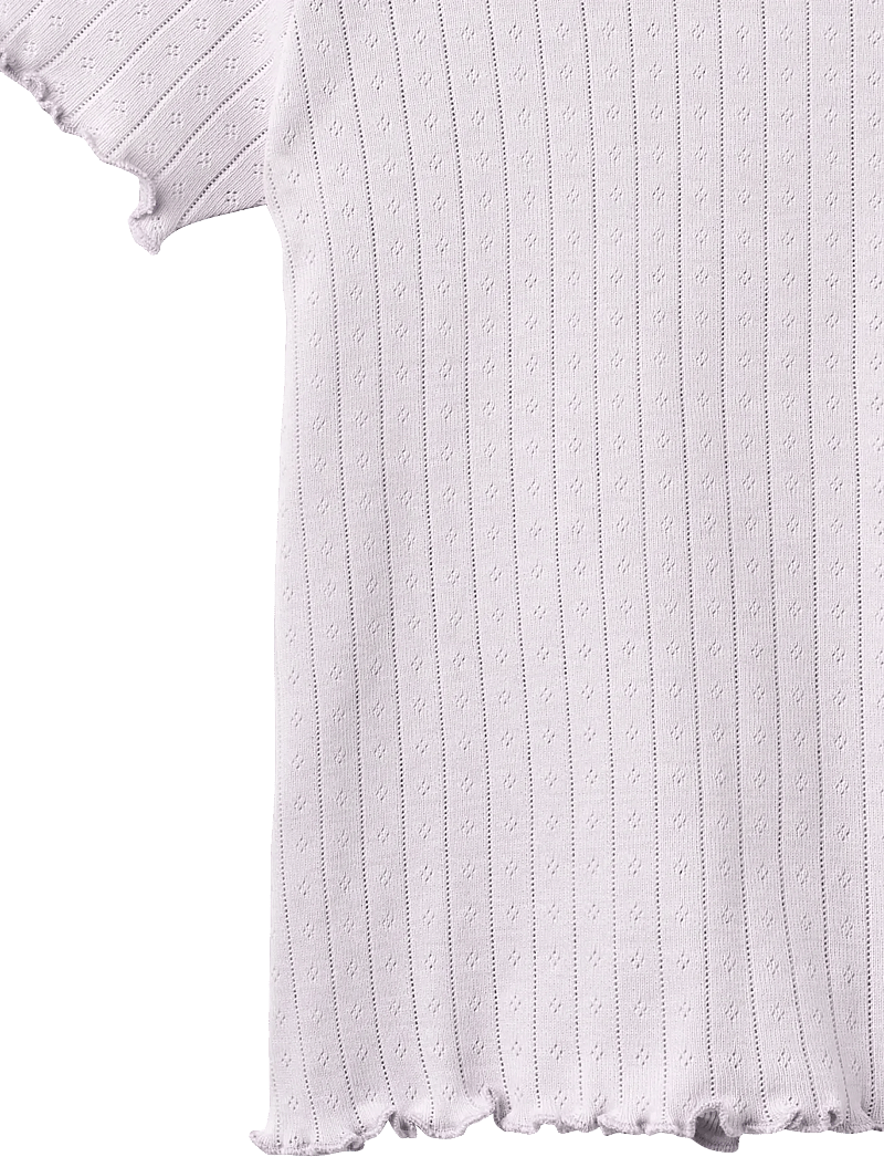 Wheat - Rib T-shirt S/S Irene - kortærmede t-shirts - purple light - 2