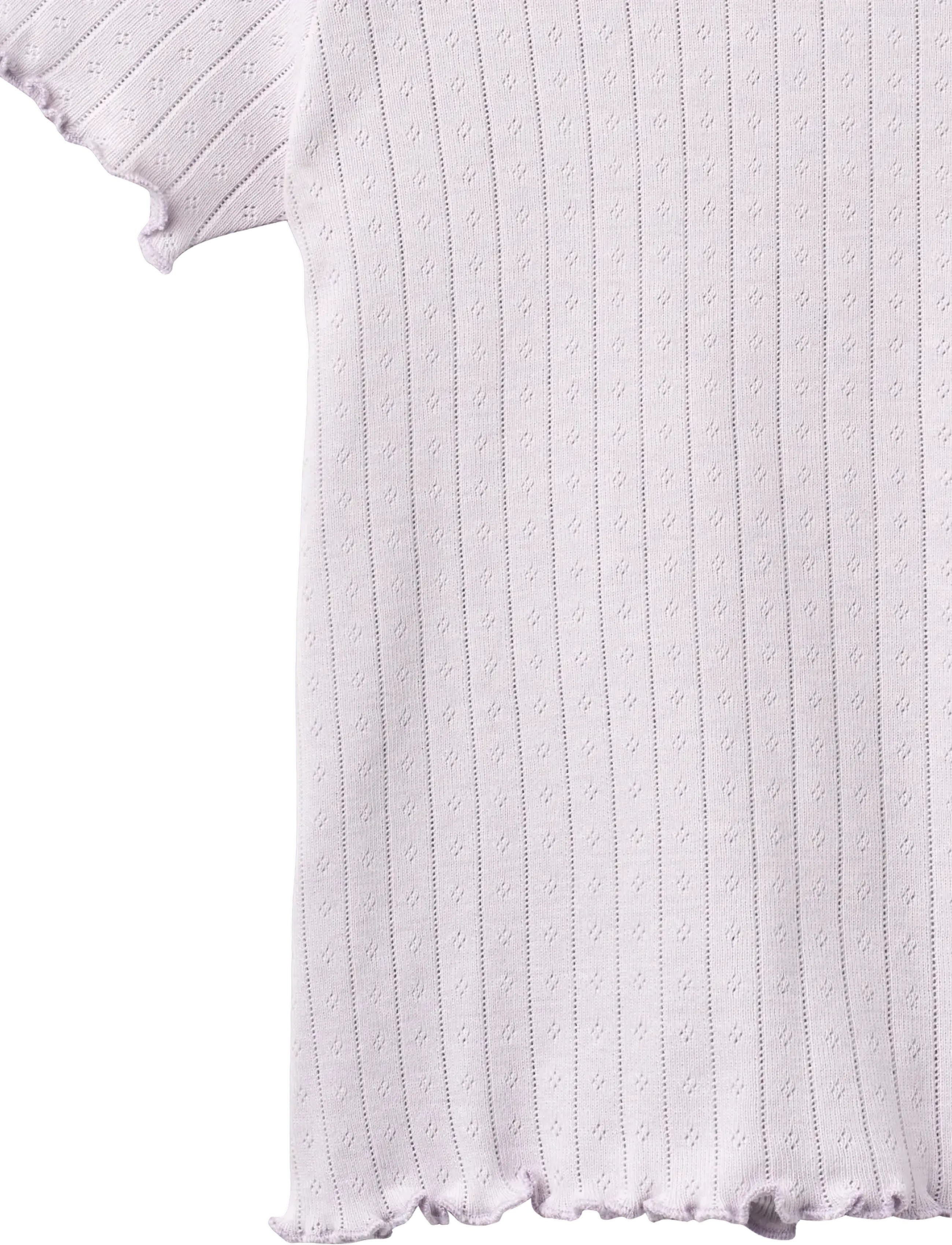 Wheat - Rib T-shirt S/S Irene - kortærmede t-shirts - purple light - 2