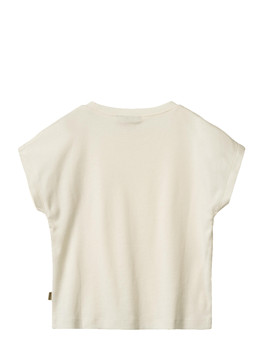 Wheat - T-Shirt S/S Signe - ivory - 1