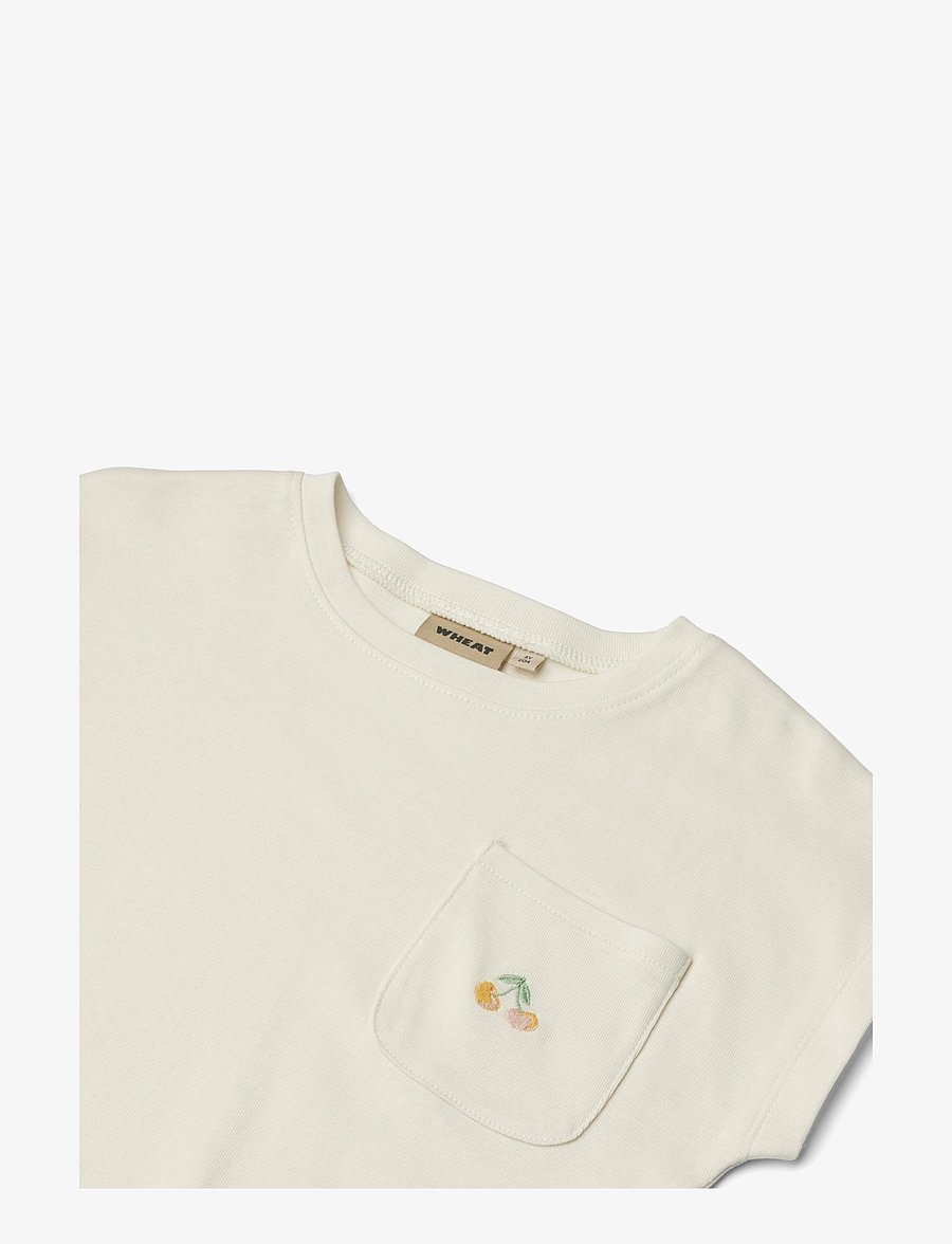 Wheat - T-Shirt S/S Signe - ivory - 2