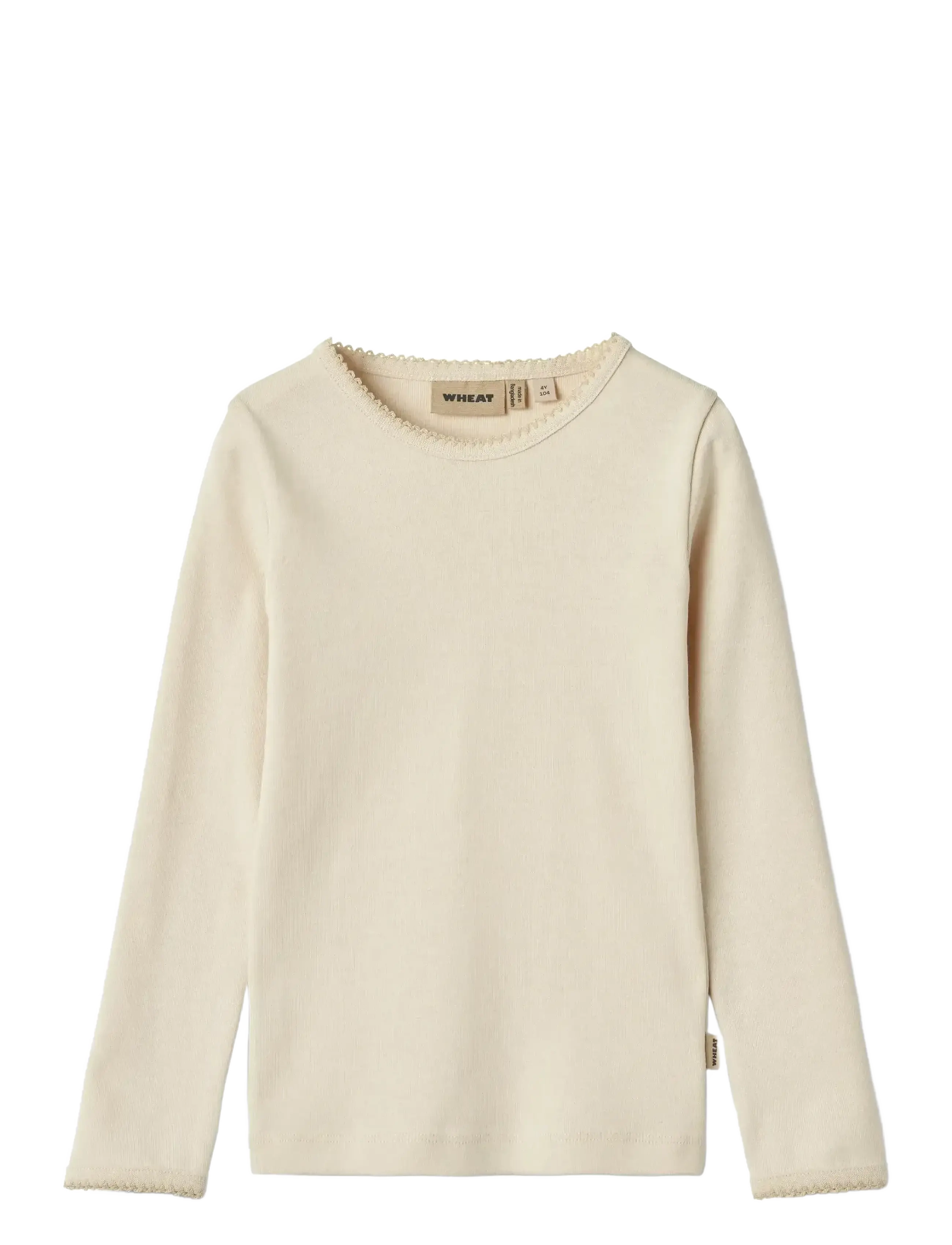 WHEAT T-Shirt L/S Belis Cream - 98 - Kinder