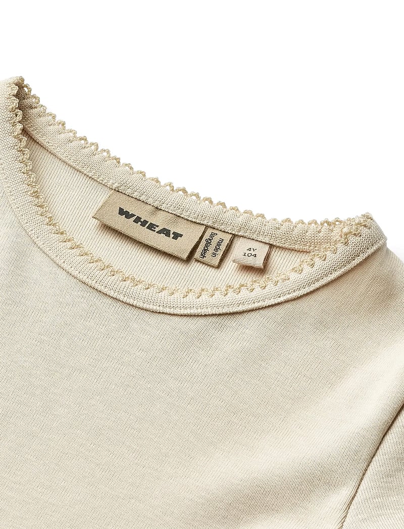 Wheat - T-shirt L/S Belis - pitkähihaiset t-paidat - eggshell - 2