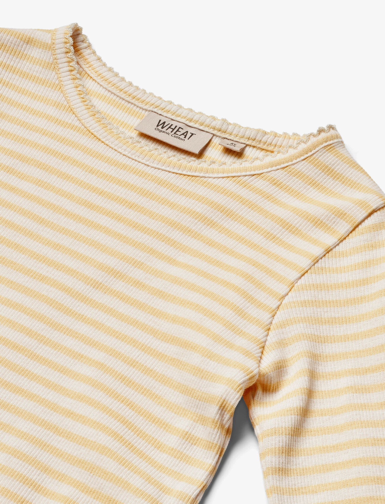 Wheat - T-Shirt L/S Belis - pale apricot stripe - 2