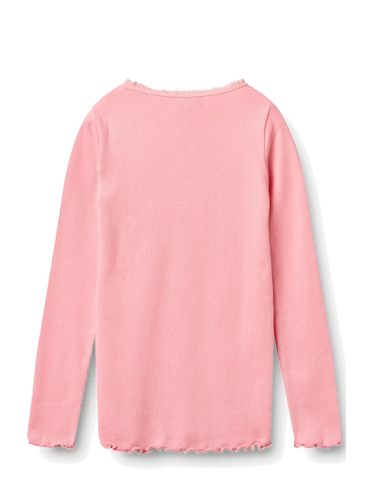 Wheat - Rib T-Shirt L/S Reese - pikkade varrukatega t-särgid - bubblegum - 1