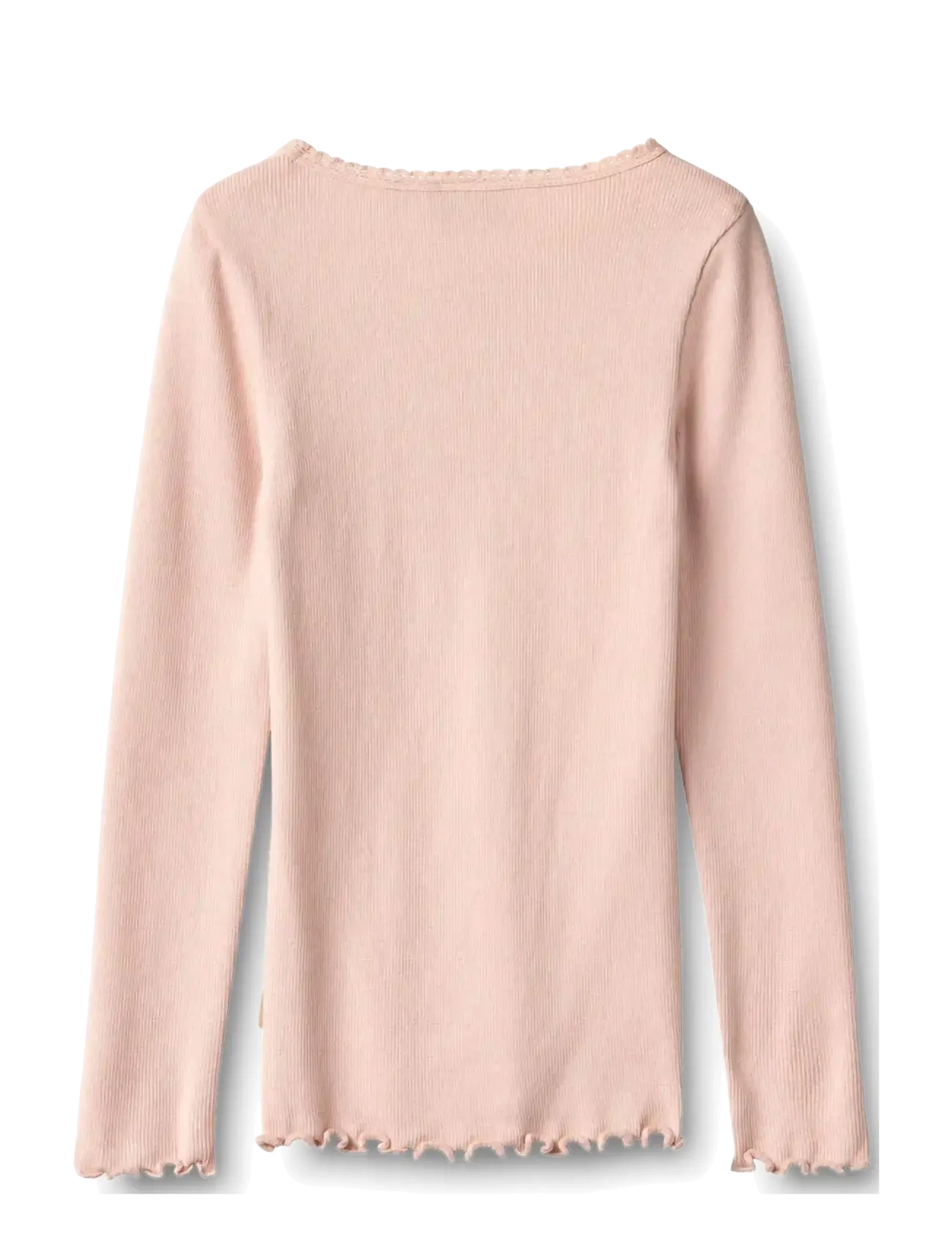 Wheat - Rib T-Shirt L/S Reese - langärmelig - dim rose - 1