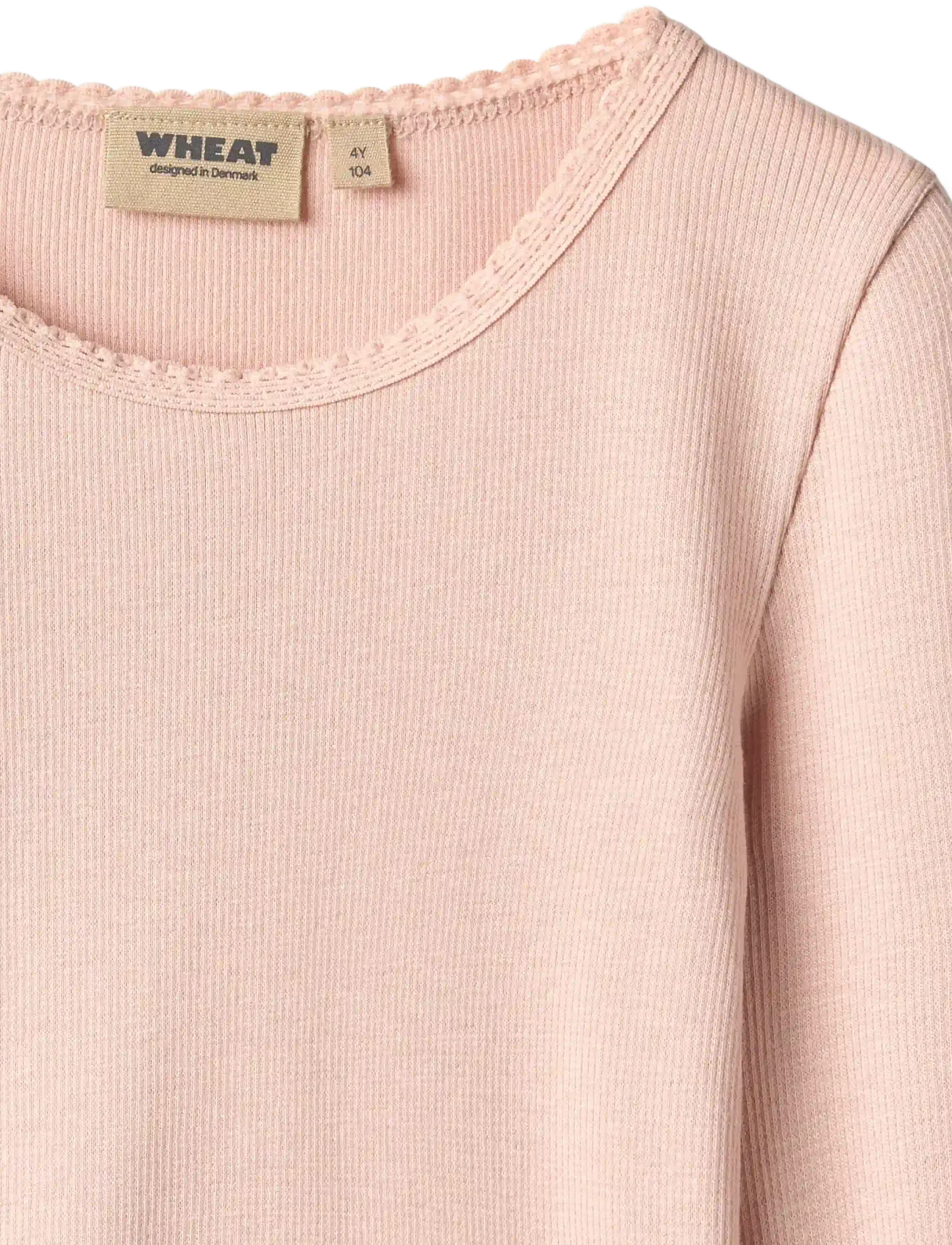Wheat - Rib T-Shirt L/S Reese - langärmelig - dim rose - 2