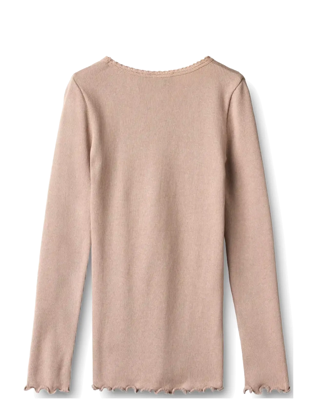 Wheat - Rib T-Shirt L/S Reese - langärmelig - dry rose - 1