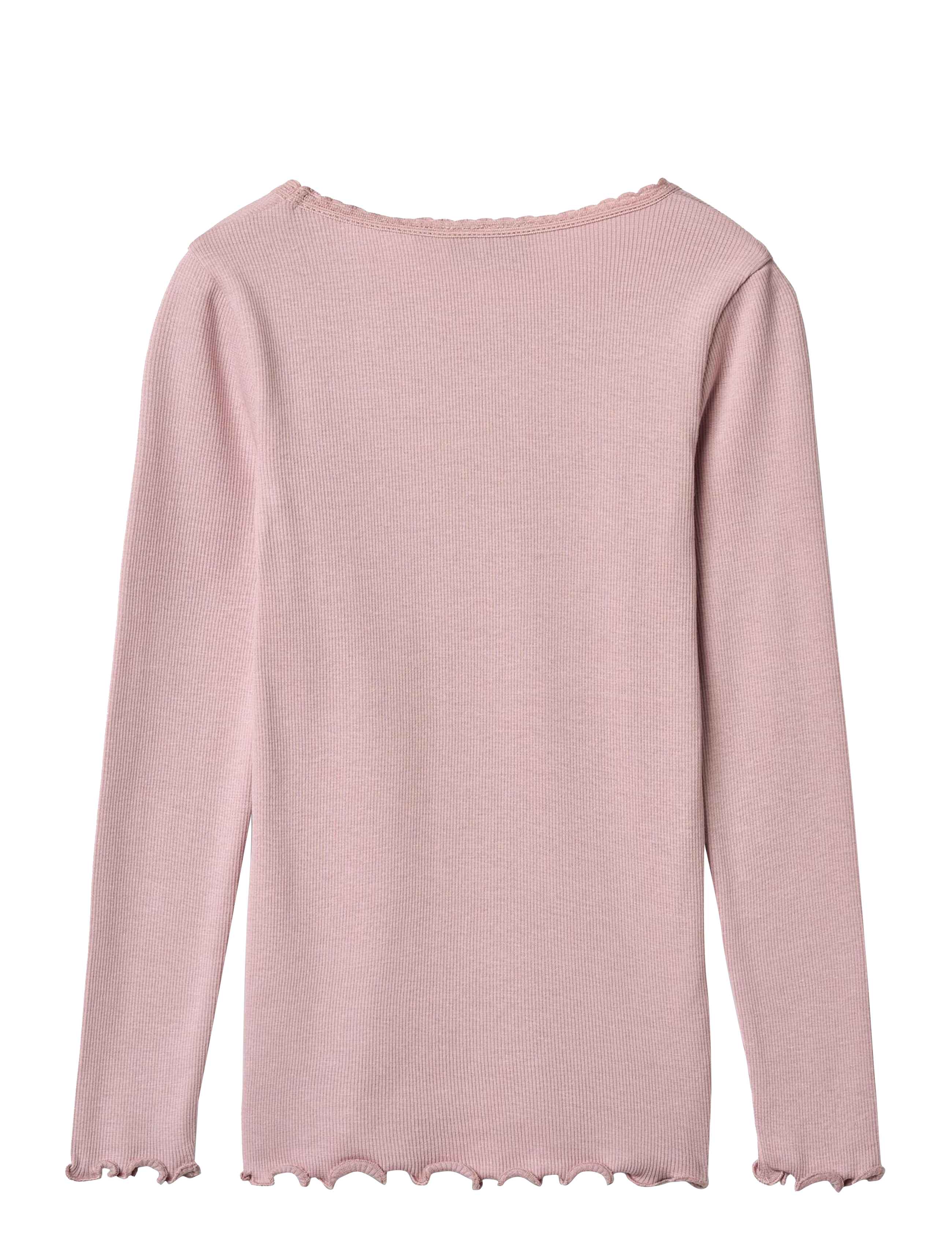 Wheat - Rib T-Shirt L/S Reese - langærmede t-shirts - lavender mist - 1