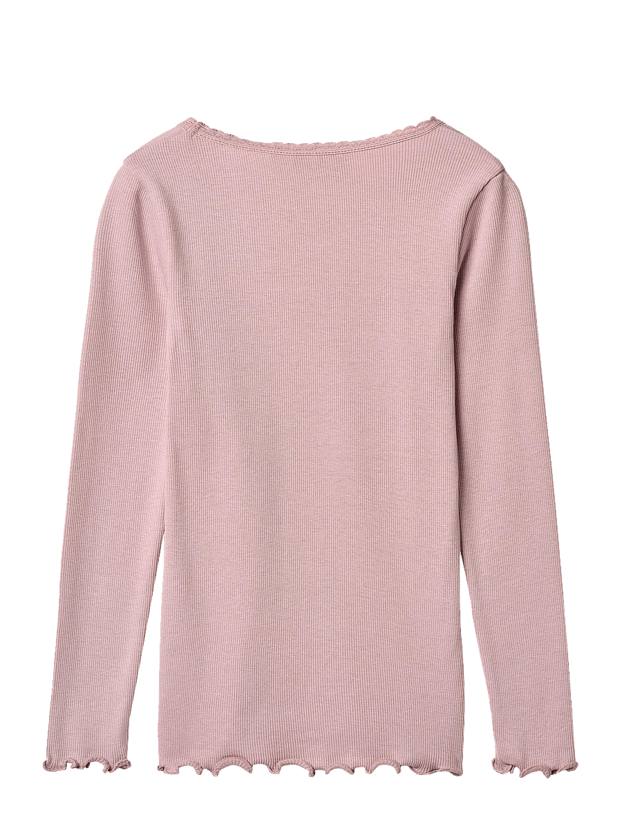 Wheat - Rib T-Shirt L/S Reese - langärmelig - lavender mist - 1