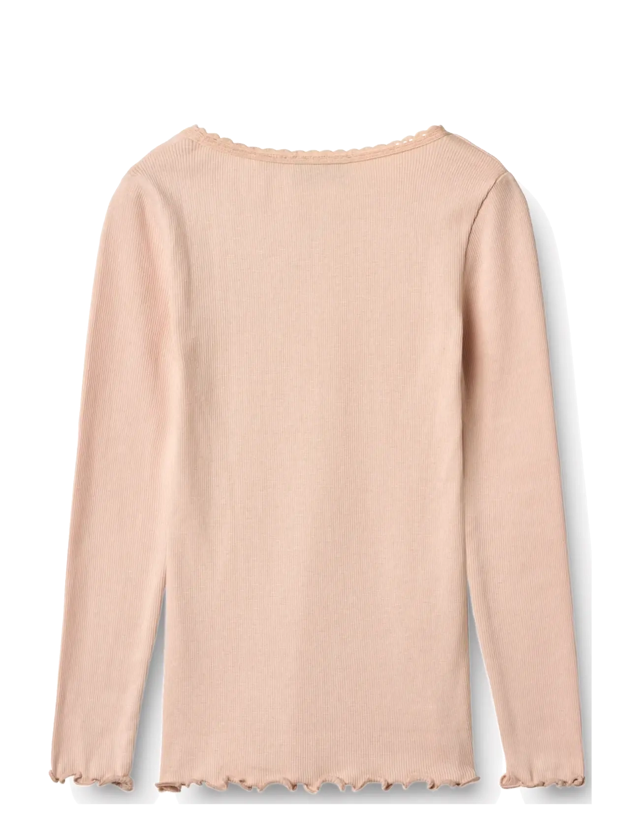 Wheat - Rib T-Shirt L/S Reese - t-krekli ar garām piedurknēm - powder - 2