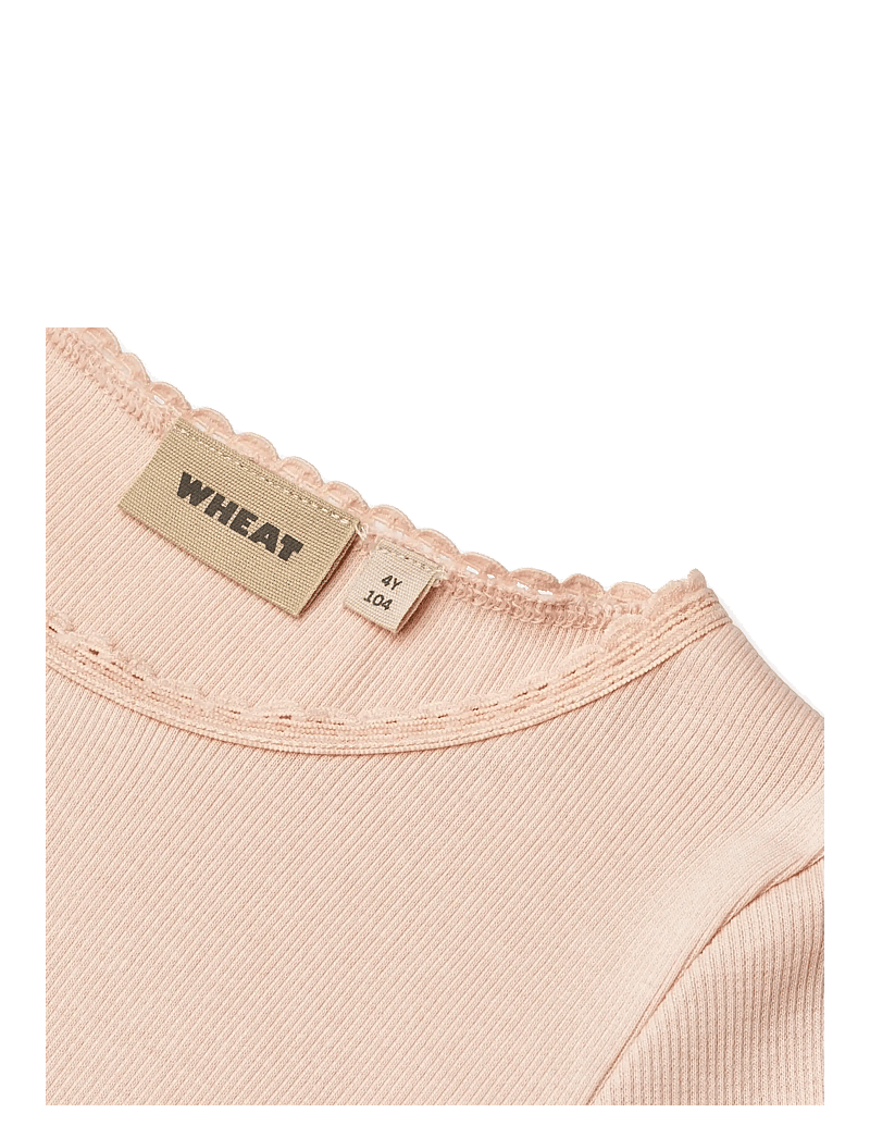 Wheat - Rib T-Shirt L/S Reese - langärmelig - powder - 3