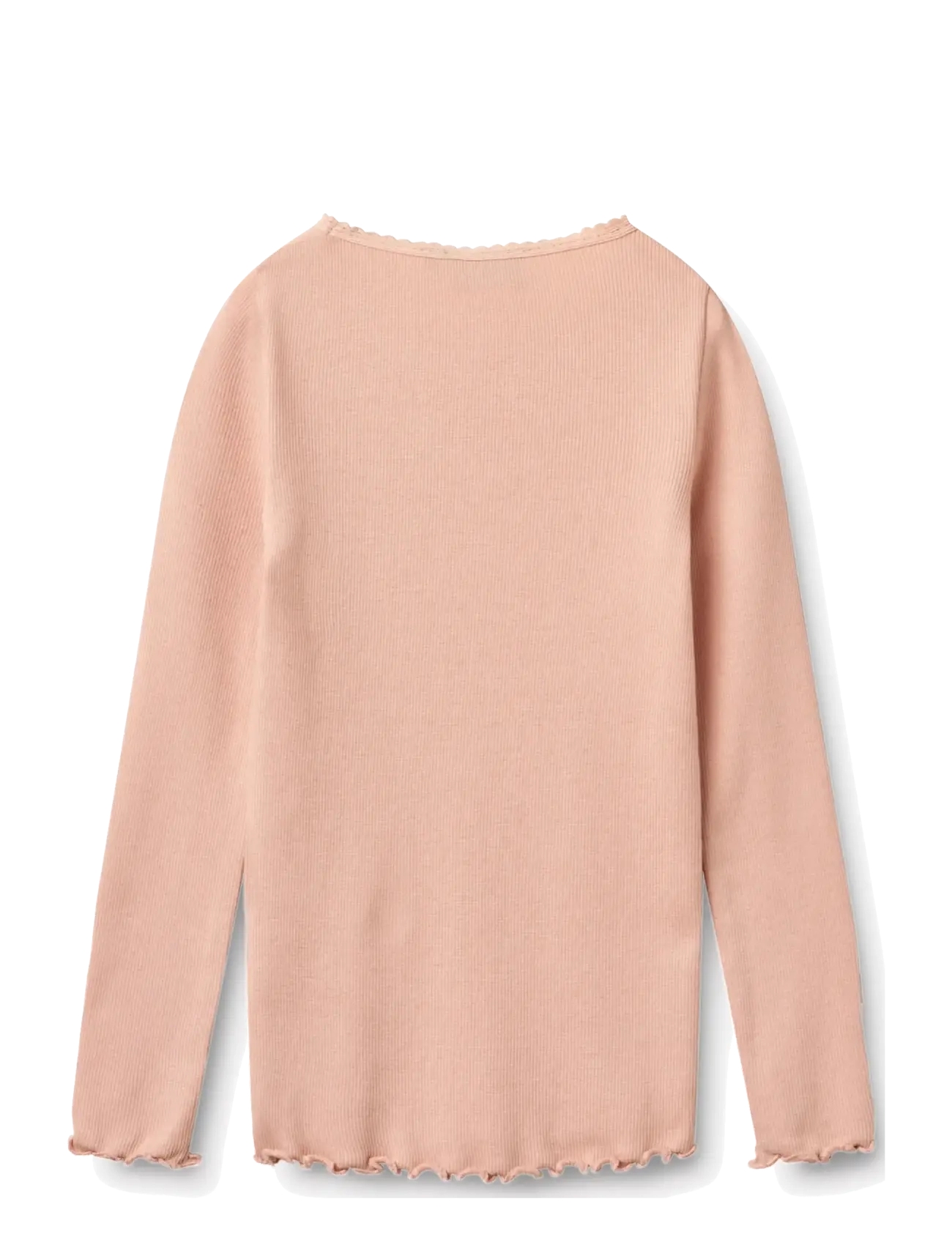 Wheat - Rib T-Shirt L/S Reese - pikkade varrukatega t-särgid - rose cloud - 1