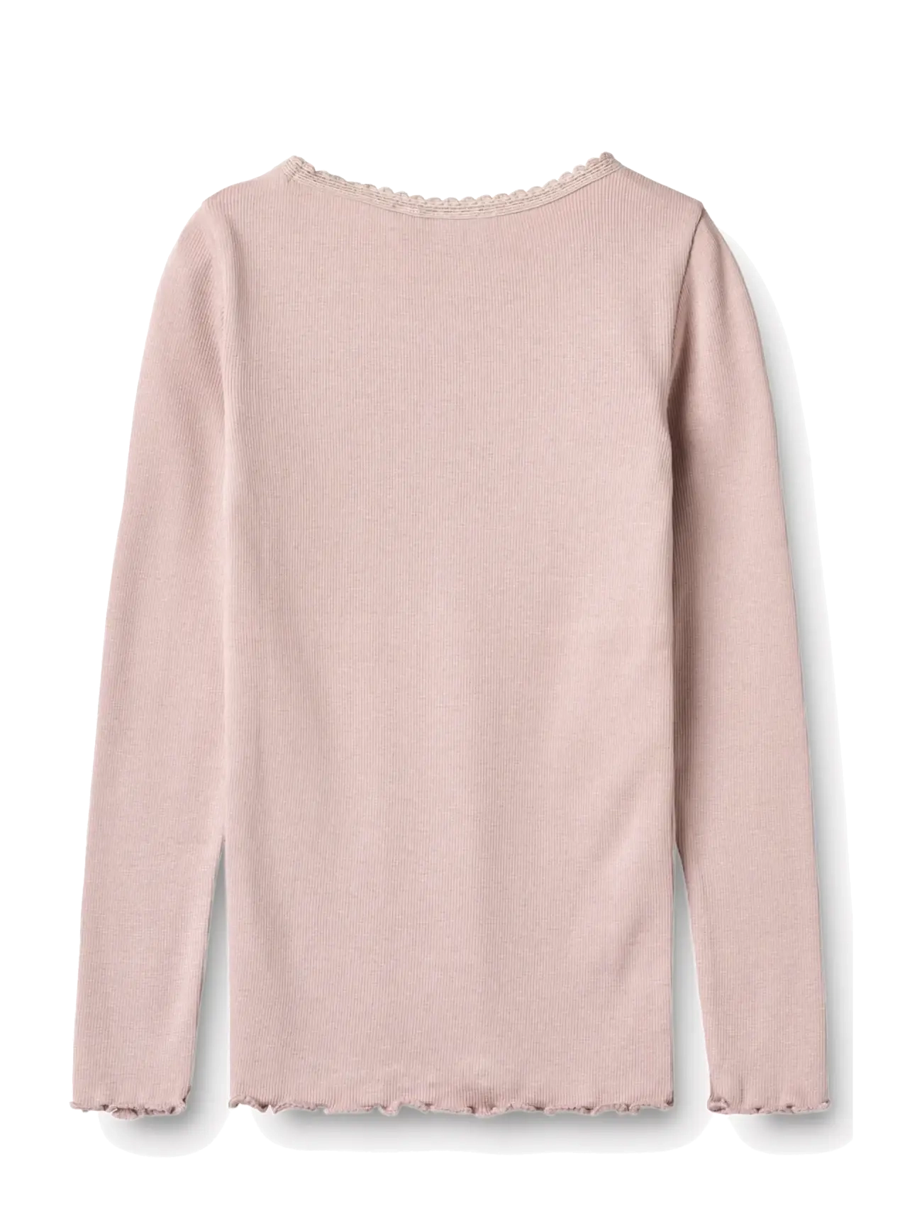Wheat - Rib T-Shirt L/S Reese - långärmade t-shirts - soft lilac - 2