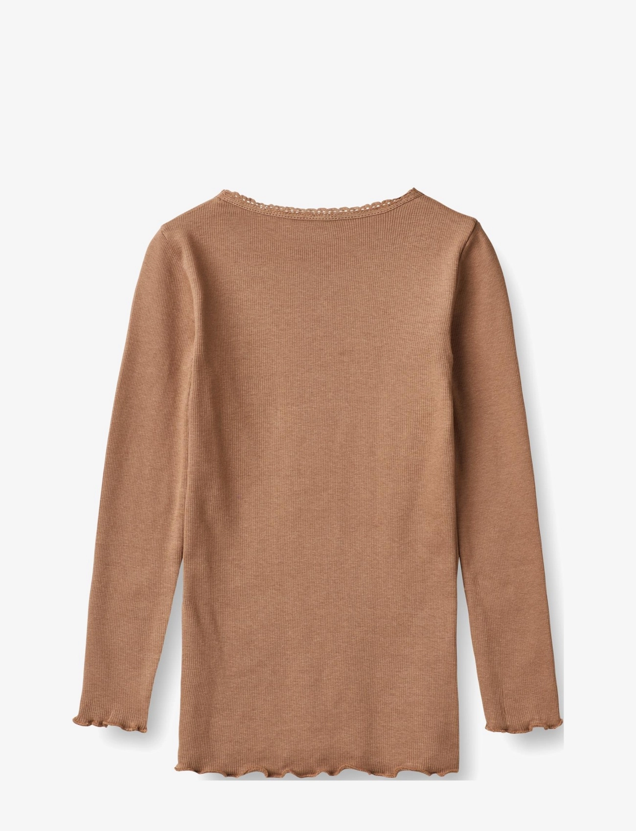 Wheat - Rib T-Shirt Reese - berry dust - 1