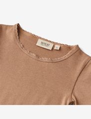 Wheat - Rib T-Shirt Reese - langermede t-skjorter - berry dust - 2