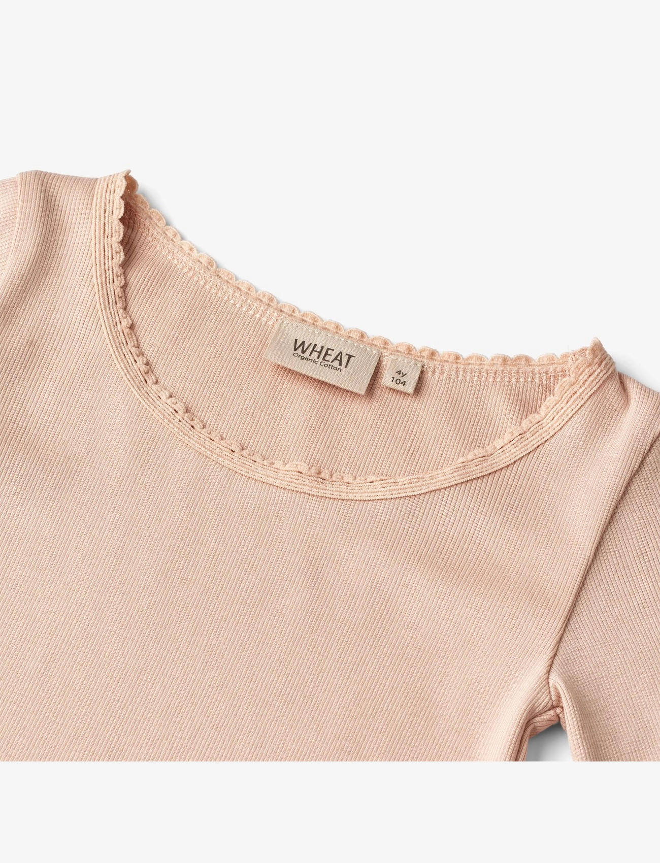 Wheat - Rib T-Shirt Reese - rose dust - 2