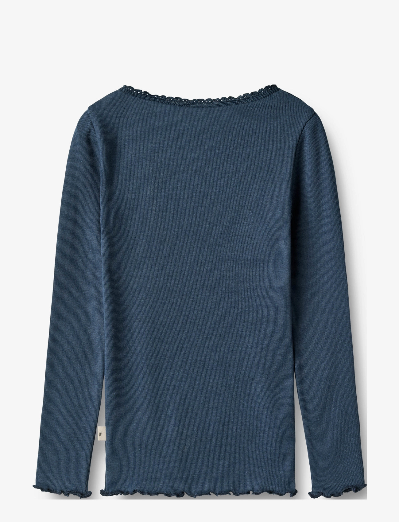 Wheat - Rib T-Shirt L/S Reese - blue waves - 1