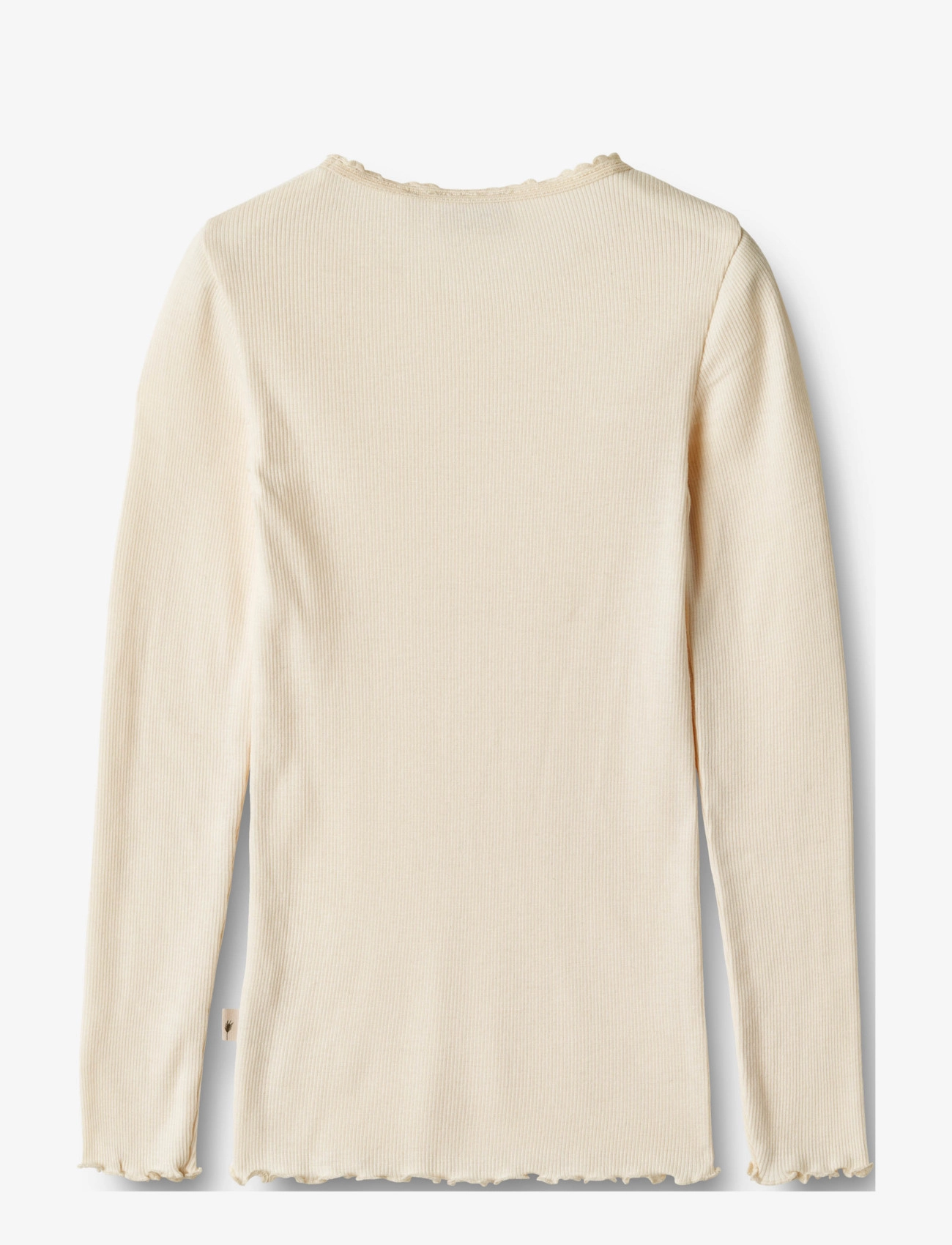 Wheat - Rib T-Shirt L/S Reese - cream - 1
