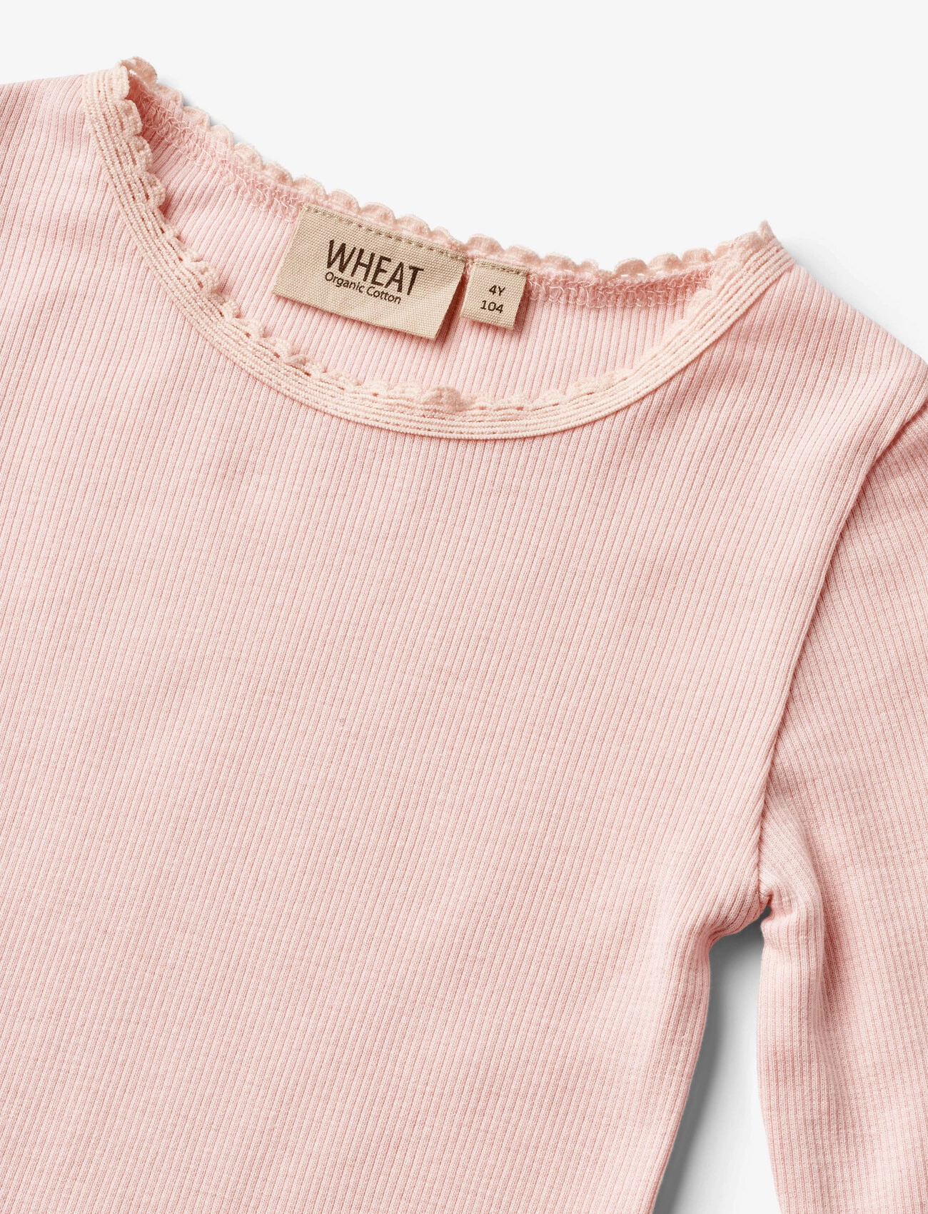 Wheat - Rib T-Shirt L/S Reese - rose ballet - 2