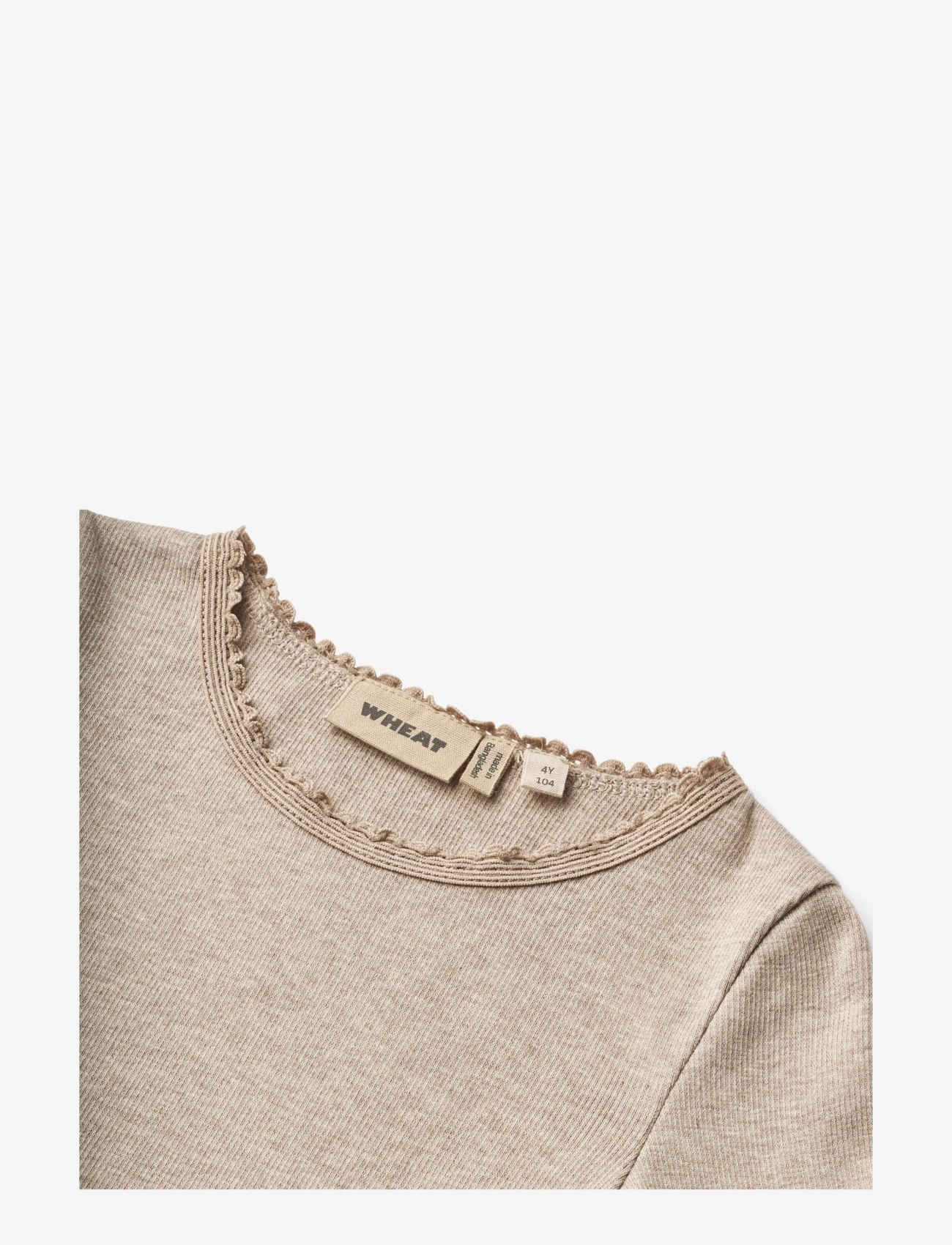 Wheat - Rib T-Shirt L/S Reese - gravel melange - 2