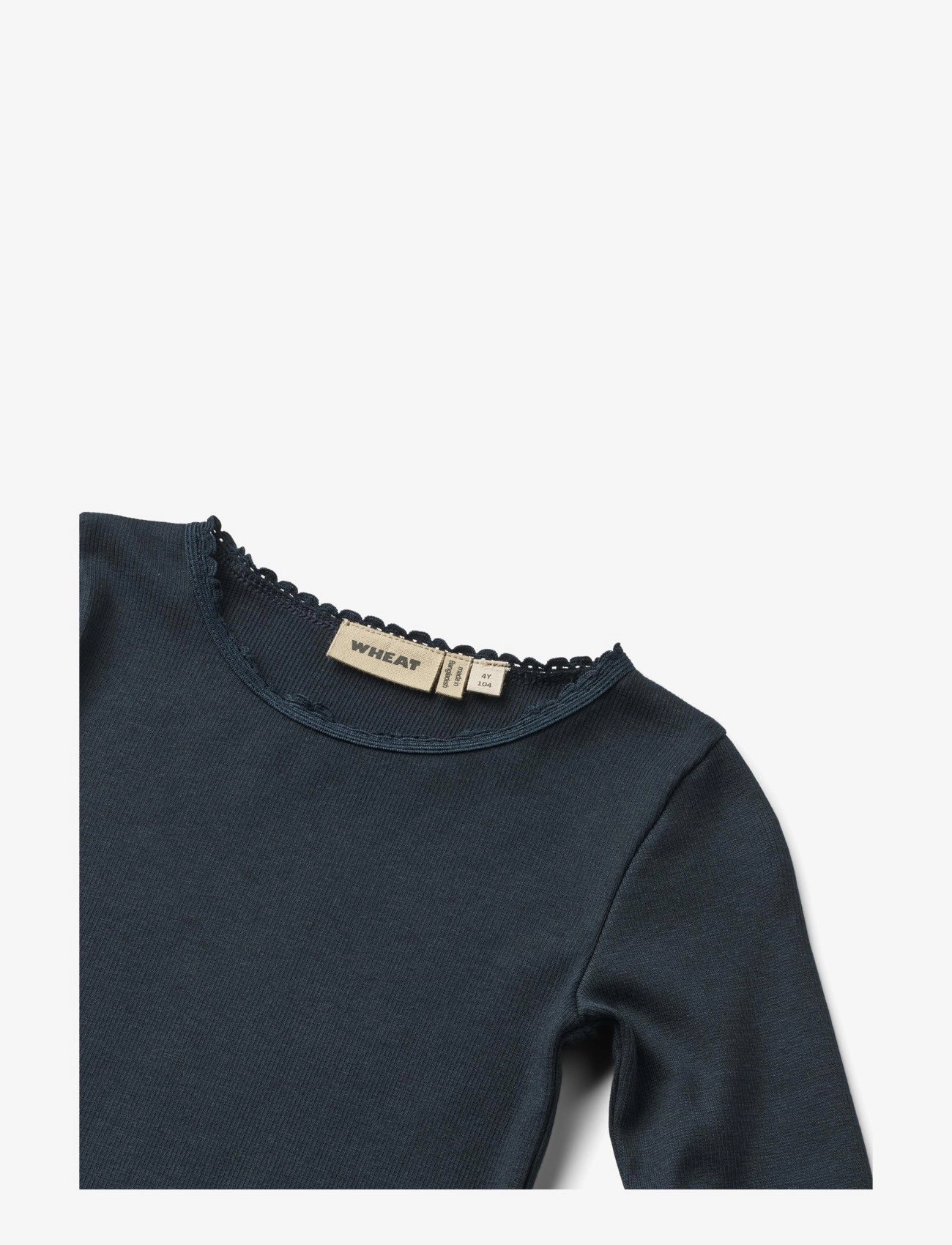 Wheat - Rib T-Shirt L/S Reese - navy - 2