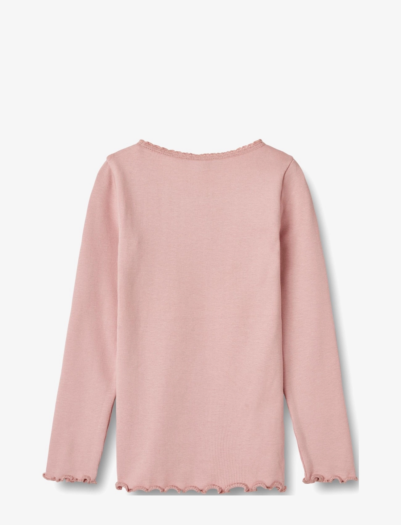 Wheat - Rib T-Shirt L/S Reese - rose frost - 1