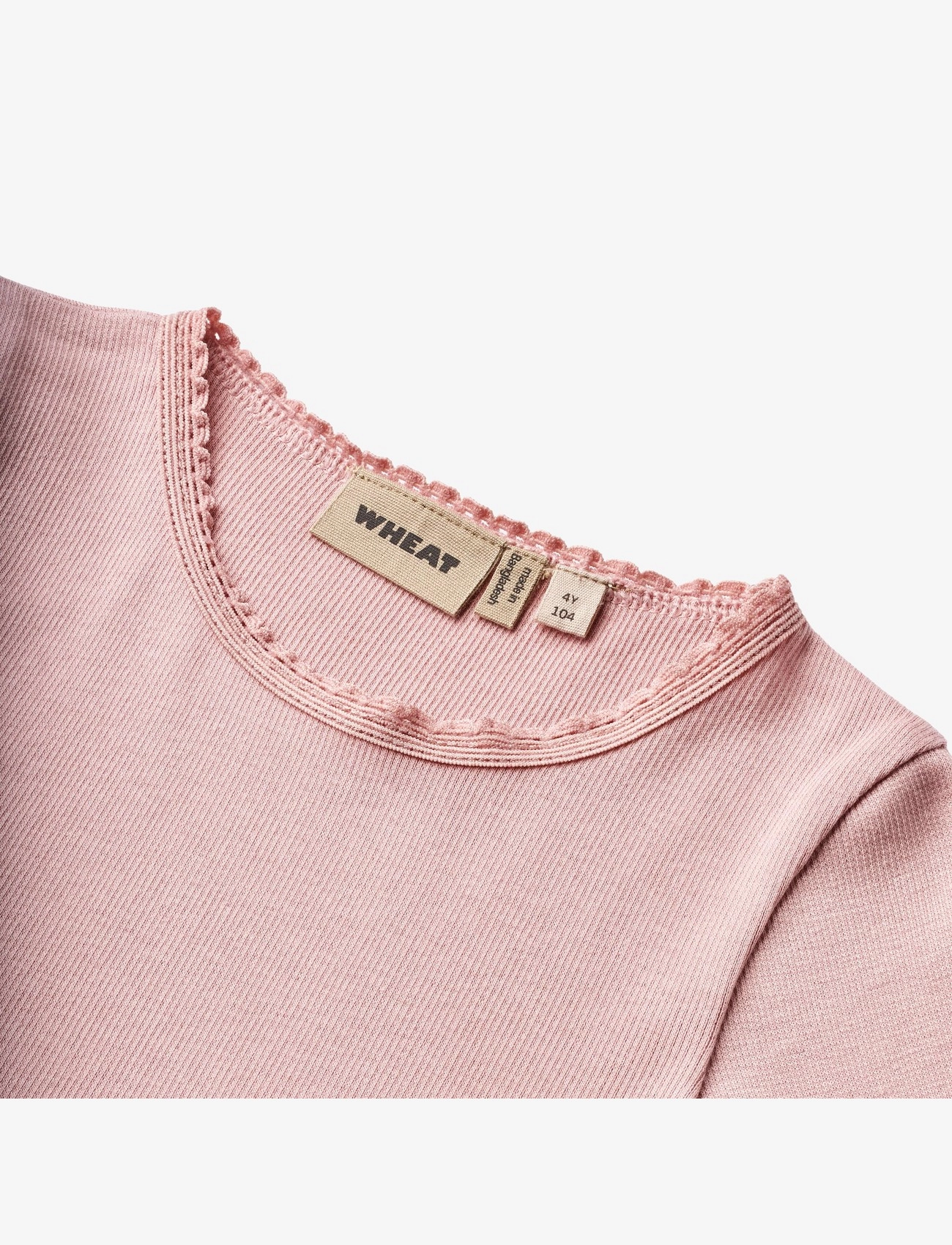 Wheat - Rib T-Shirt L/S Reese - rose frost - 2