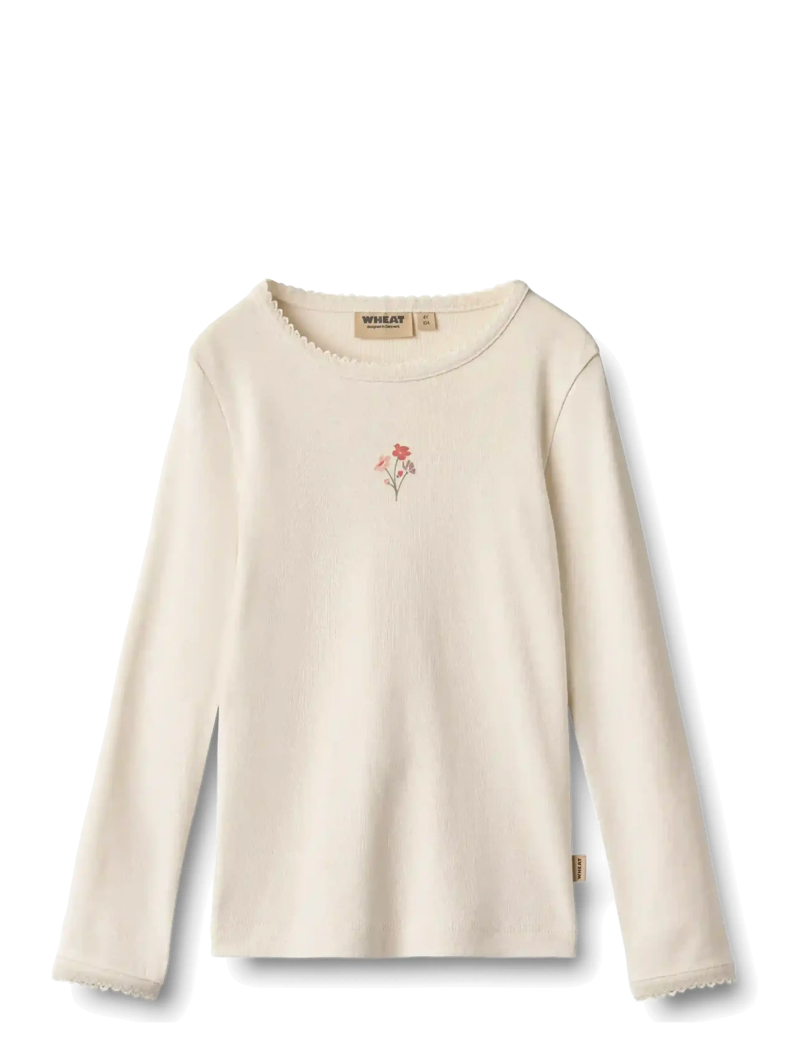 Wheat T-shirt L/S Print Belis - Alles anzeigen - EGGSHELL / cream