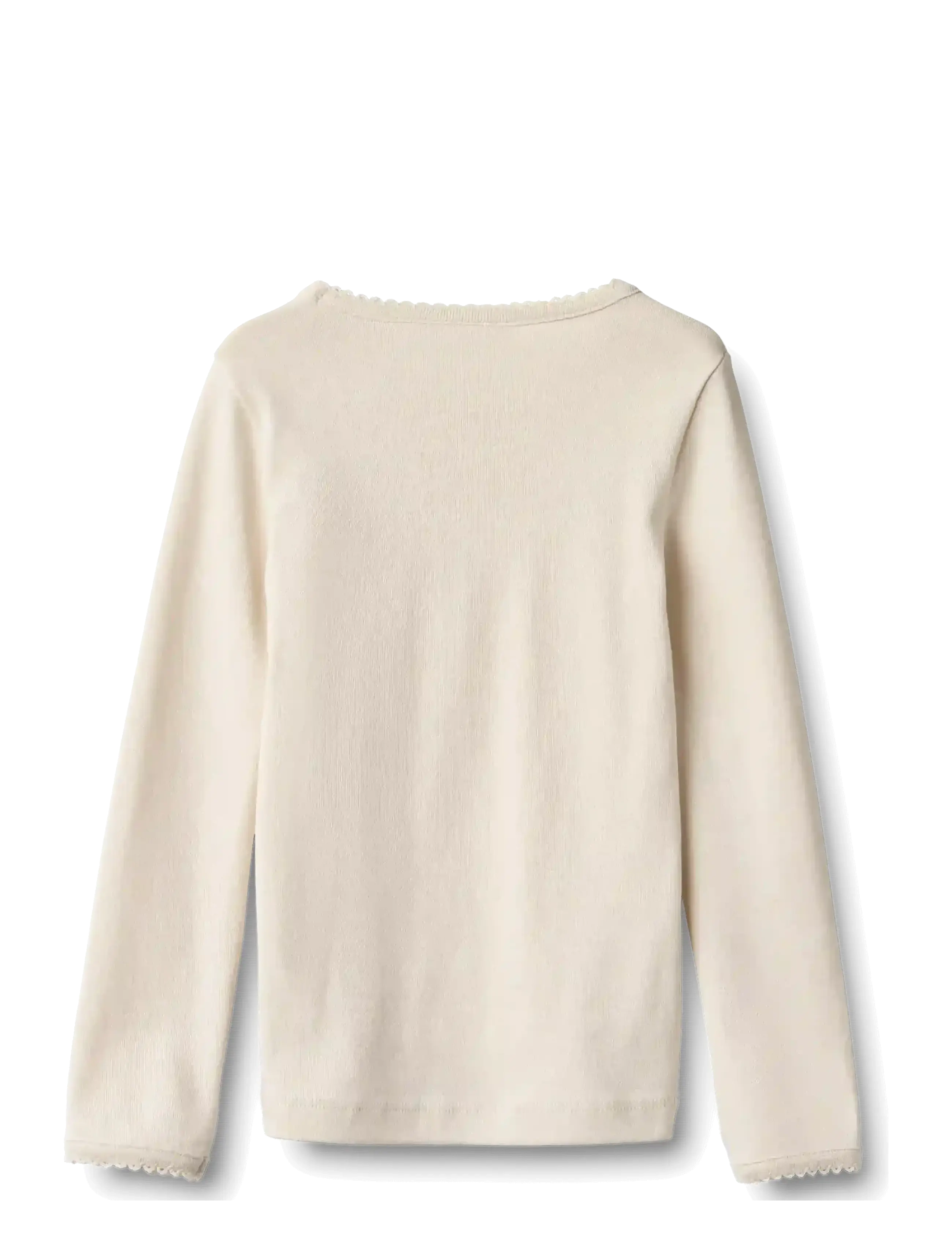 Wheat - T-shirt L/S Print Belis - eggshell - 1