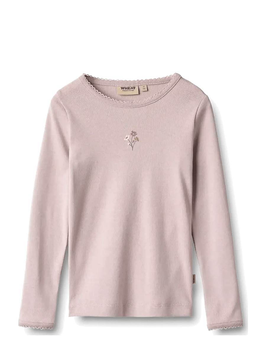Wheat - T-shirt L/S Print Belis - langärmelig - soft lilac - 0