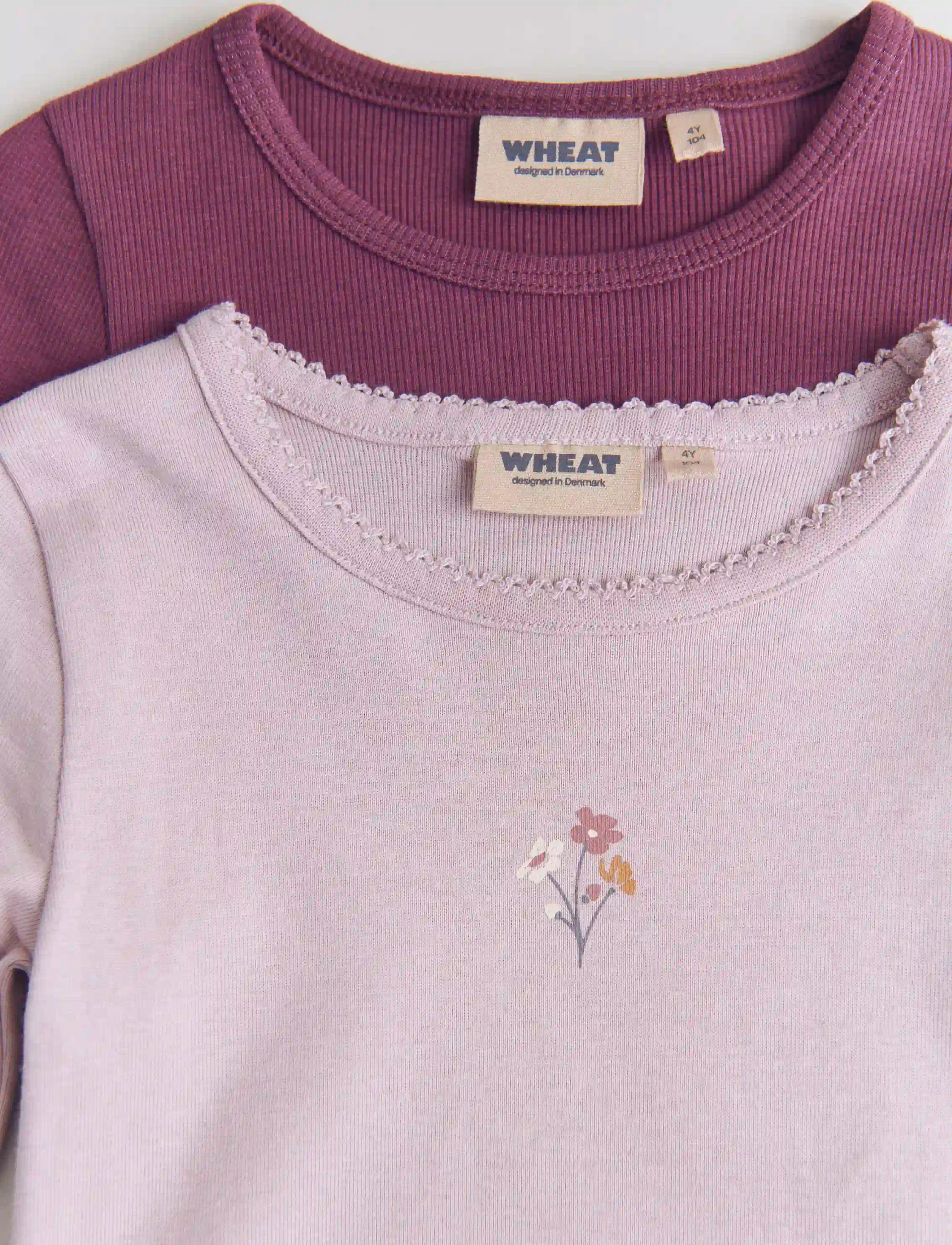 Wheat - T-shirt L/S Print Belis - langärmelig - soft lilac - 2