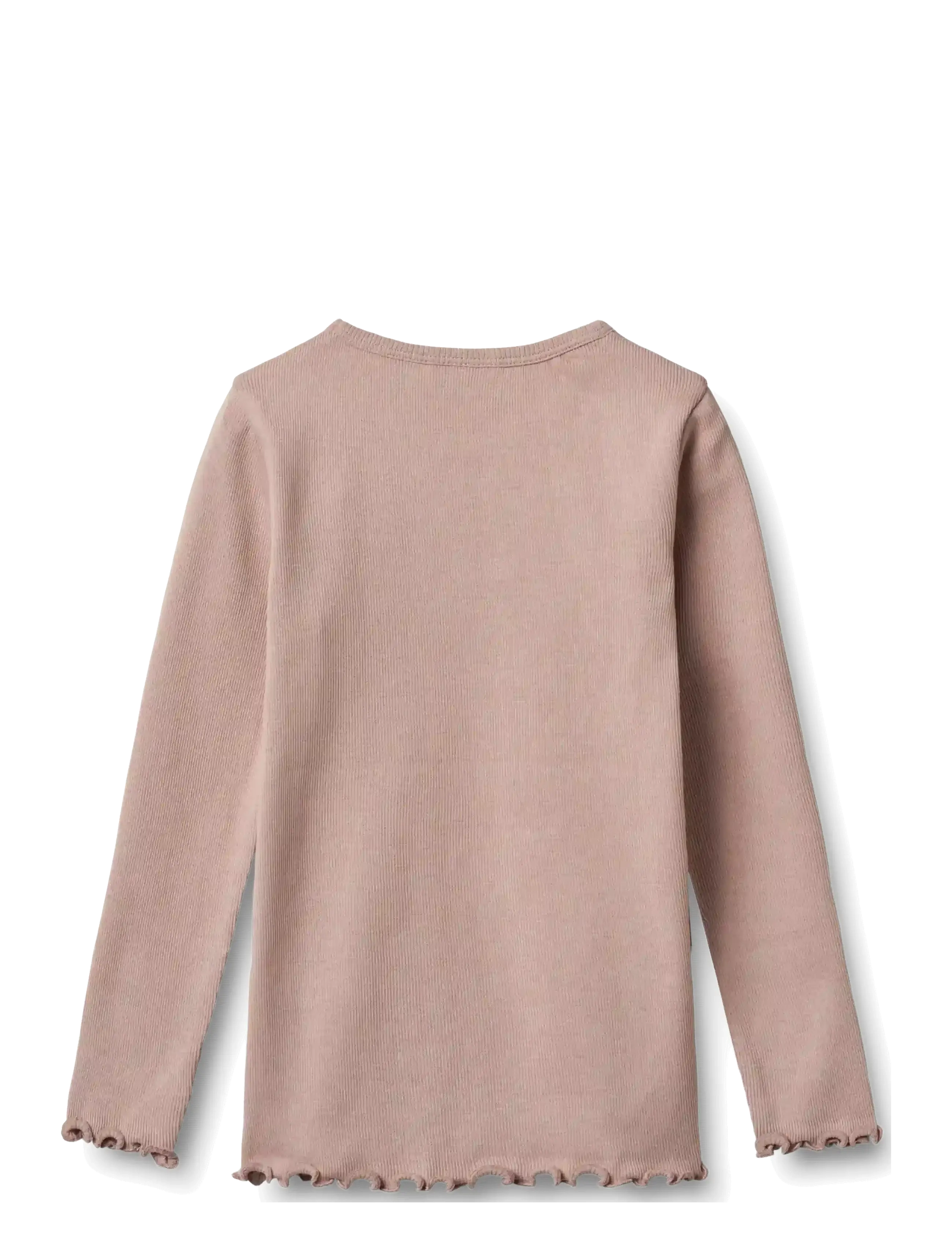 Wheat - 2 Rib T-shirts L/S Ida - langærmede t-shirts - eggplant - 5