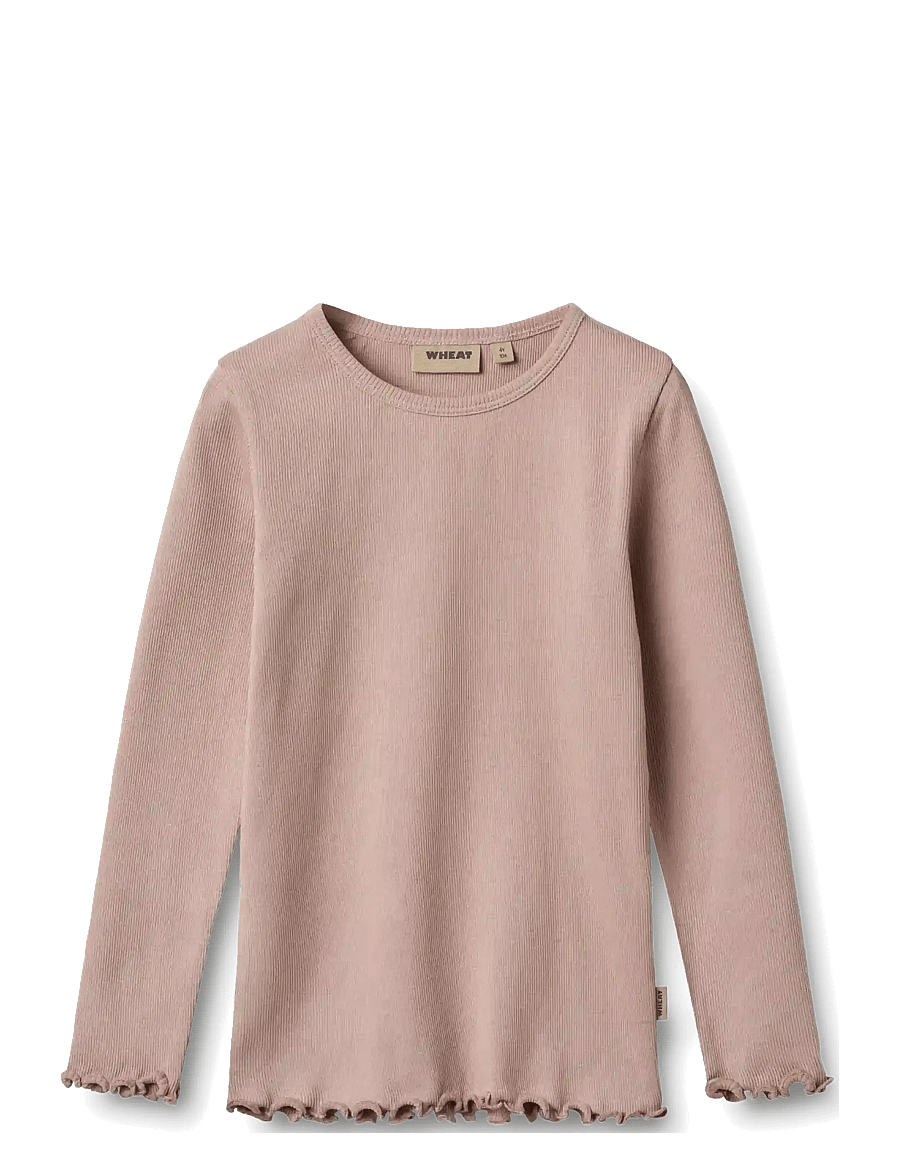 Wheat - 2 Rib T-shirts L/S Ida - langärmelig - rose powder - 3