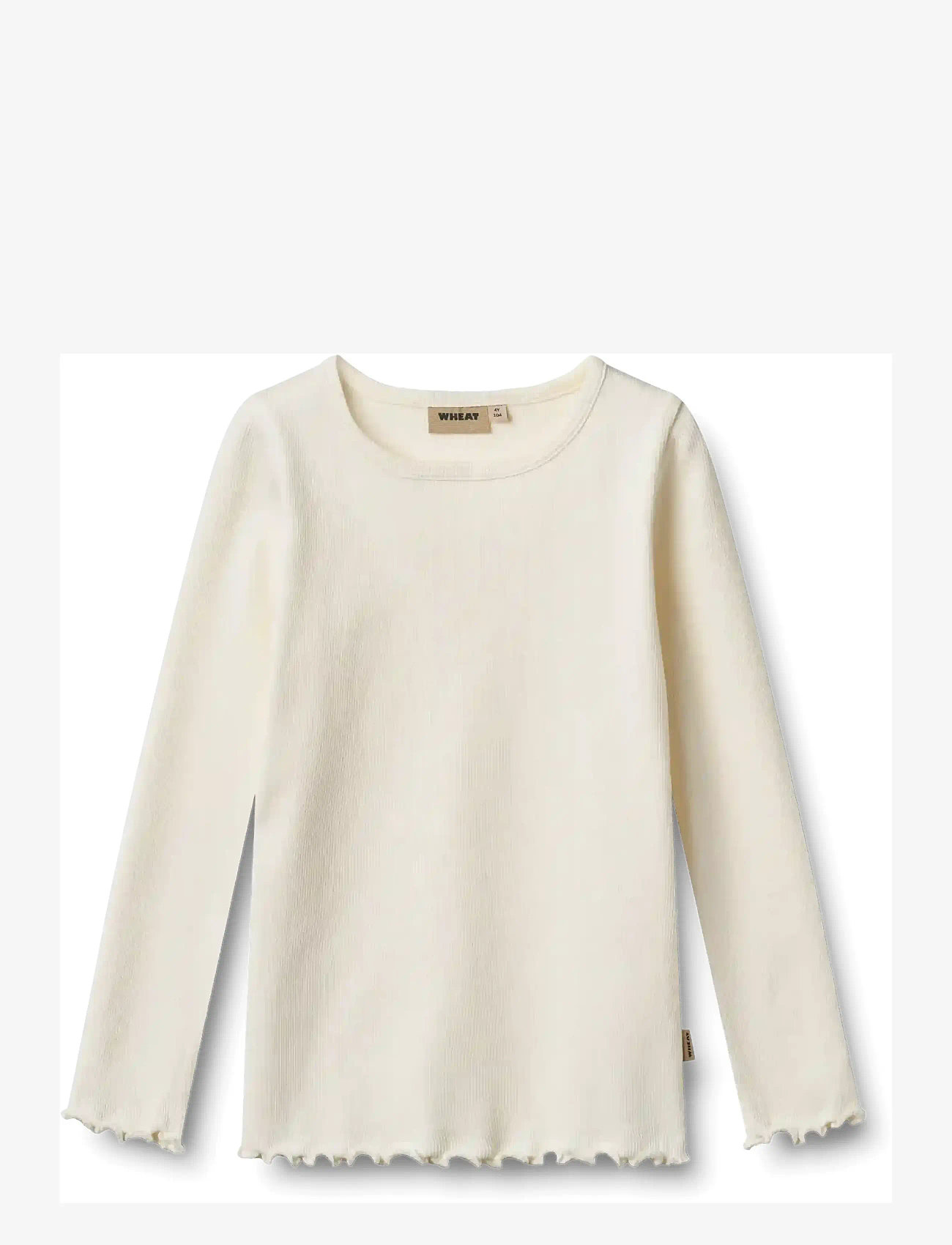 Wheat - 2 Rib T-shirts L/S Ida - long-sleeved t-shirts - rose powder - 4