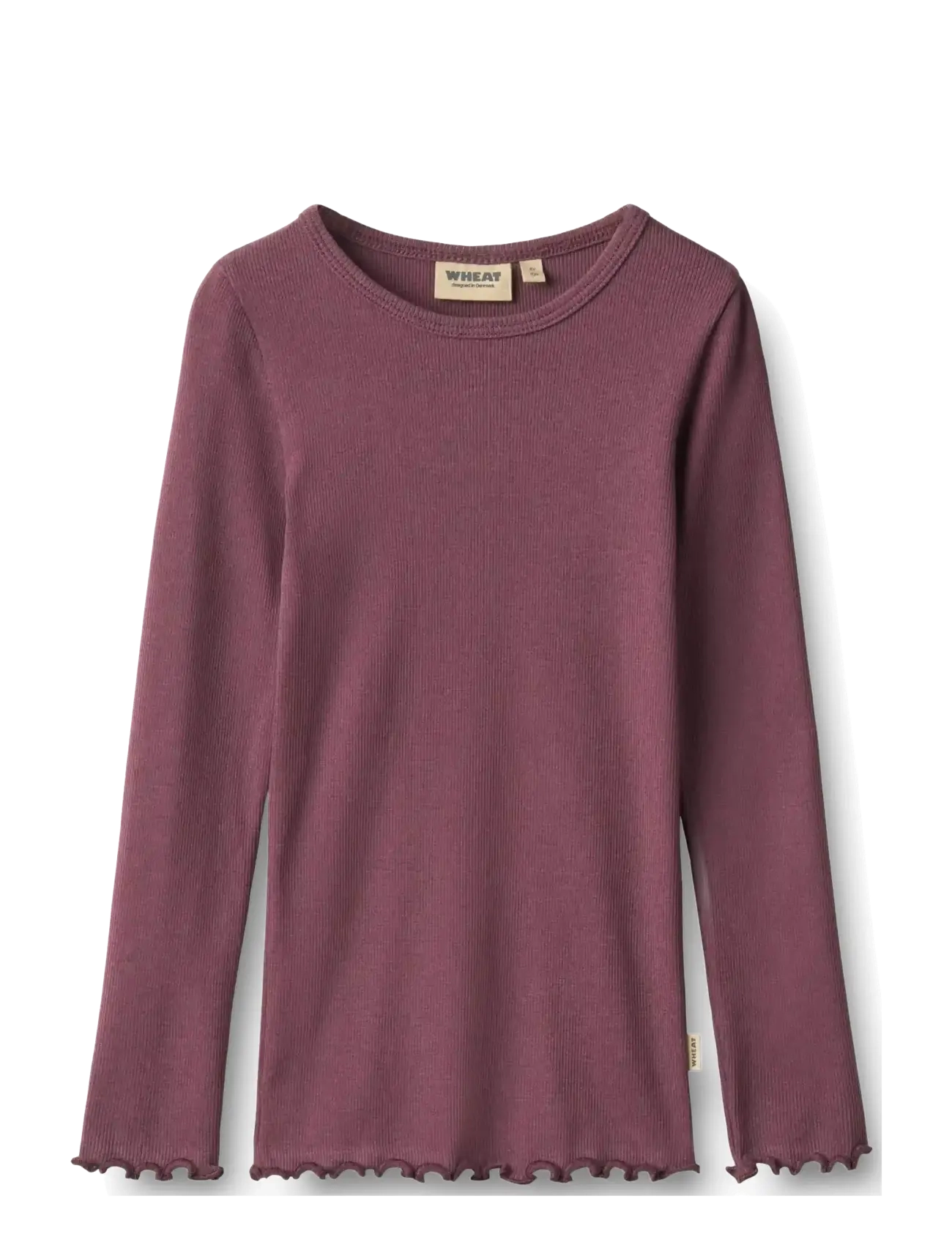 Wheat T-shirt L/S Ida - Toppe og t-shirts - EGGPLANT / purple