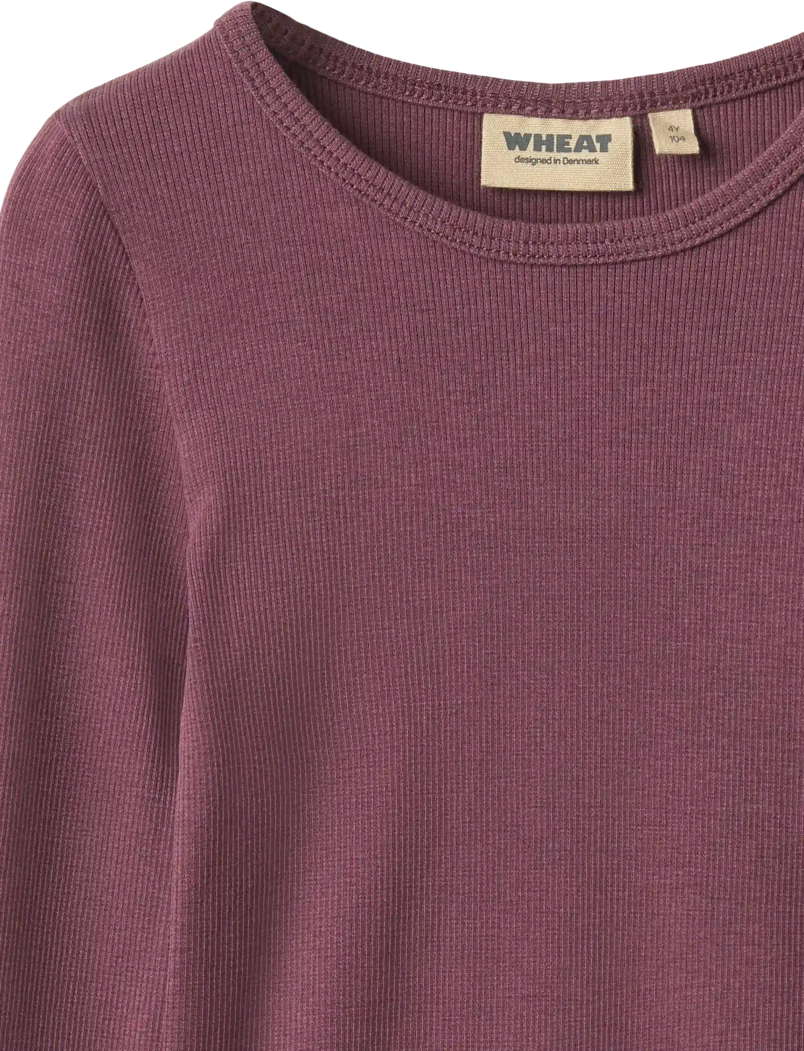 Wheat - T-shirt L/S Ida - langærmede t-shirts - eggplant - 2