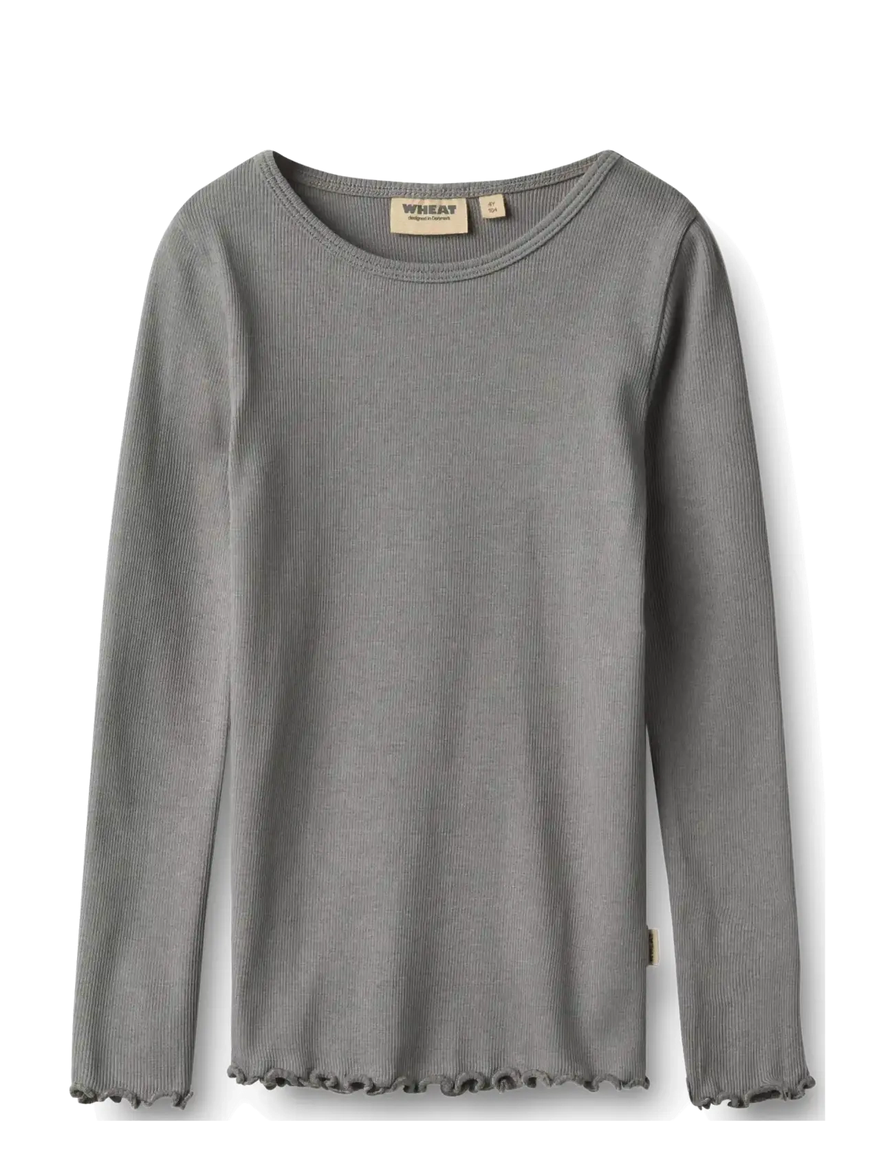 Wheat T-shirt L/S Ida - Oberteile & T-Shirts - FLINT / grey
