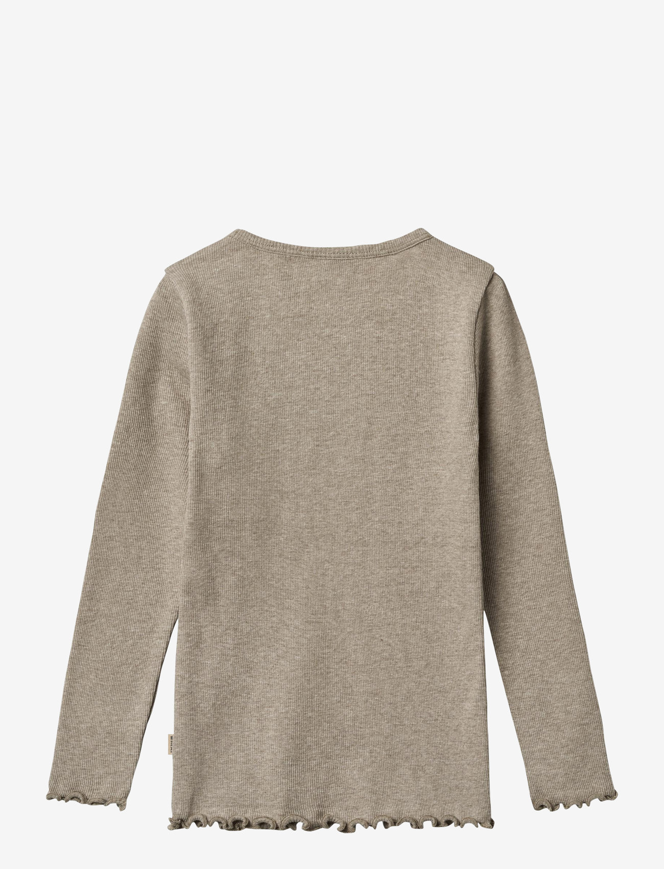 Wheat - T-shirt L/S Ida - langærmede t-shirts - gravel melange - 1