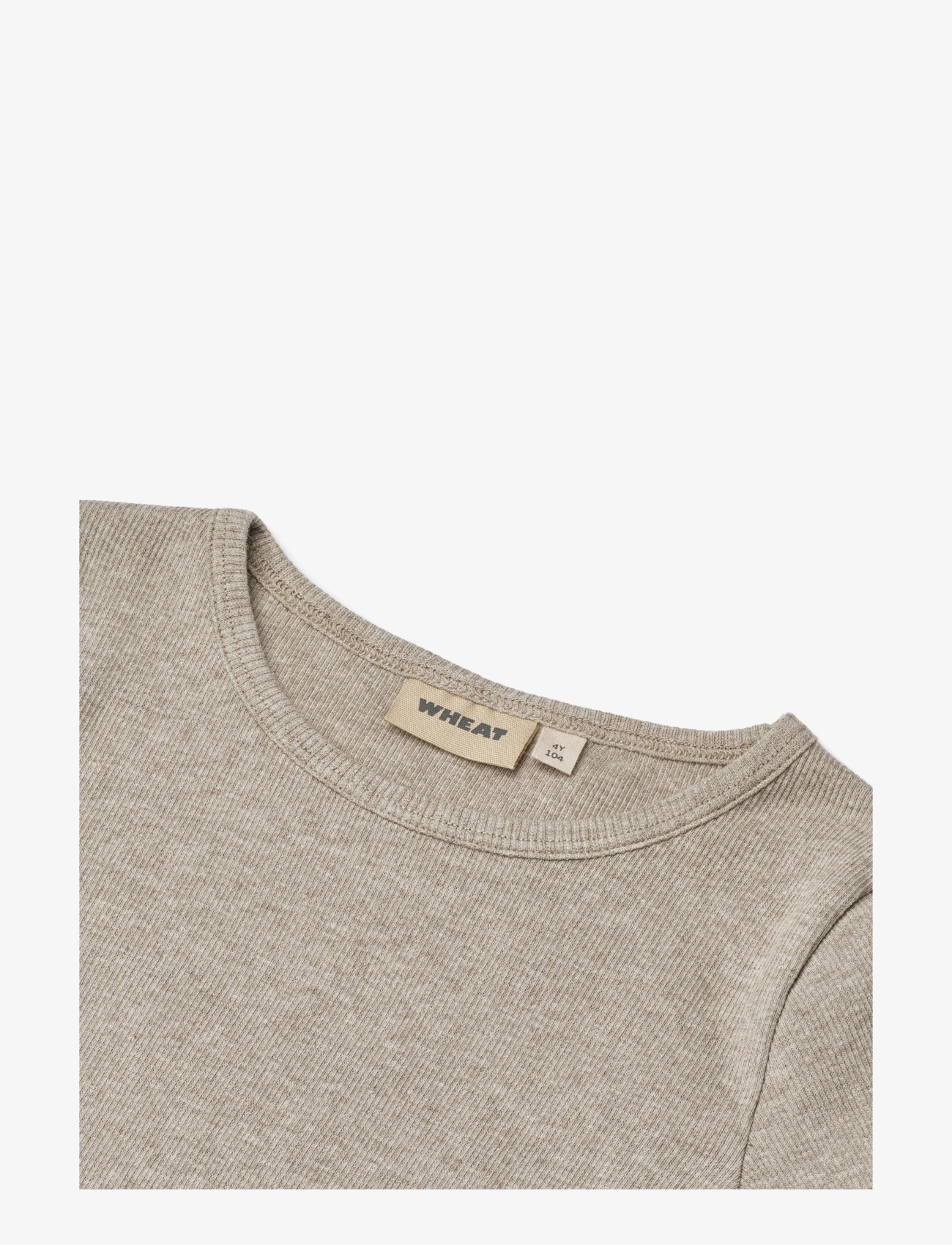 Wheat - T-shirt L/S Ida - pikkade varrukatega t-särgid - gravel melange - 2