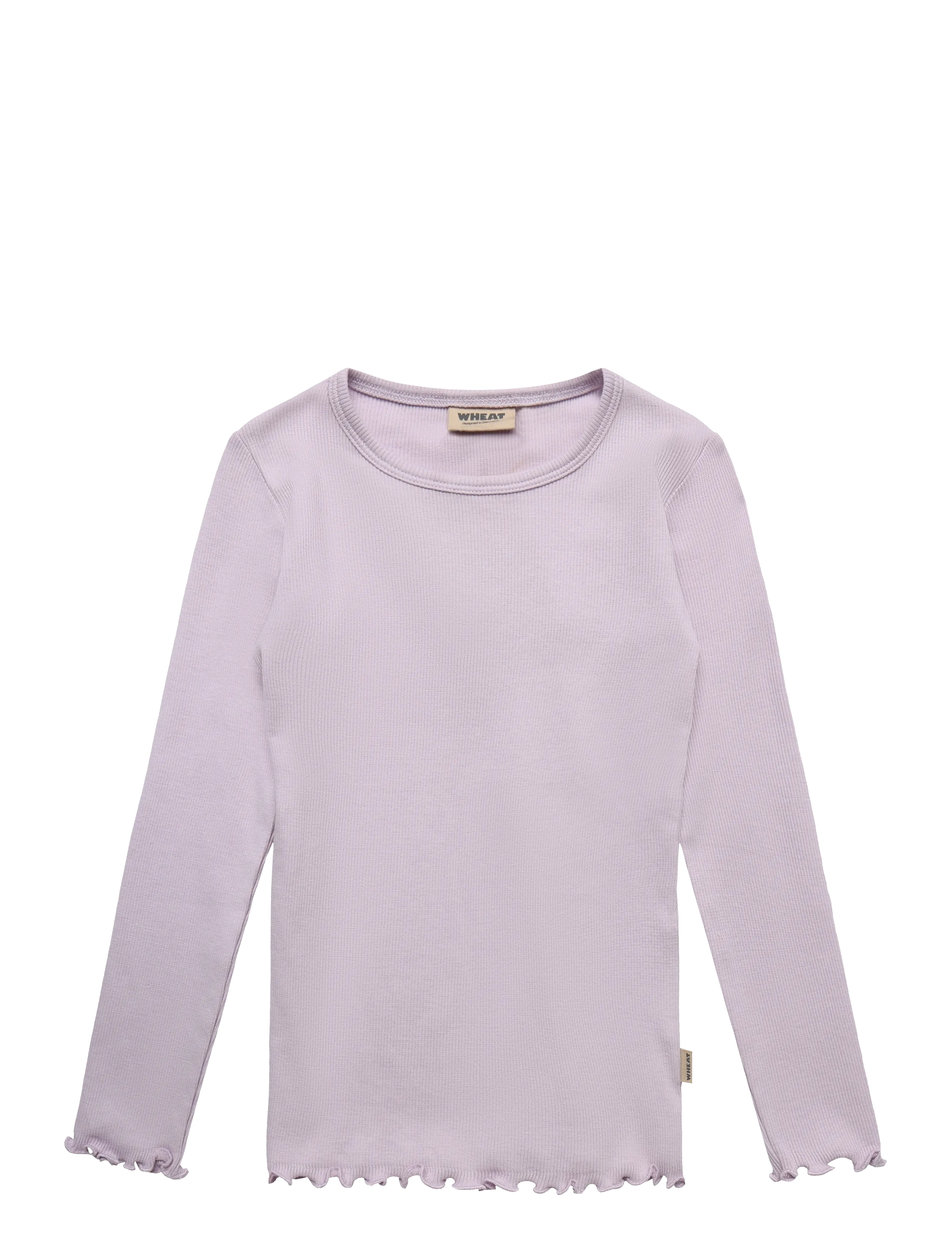 Wheat T-Shirt L/S Ida, 110, Purple, T-Shirts > Langærmede T-shirts, Børn