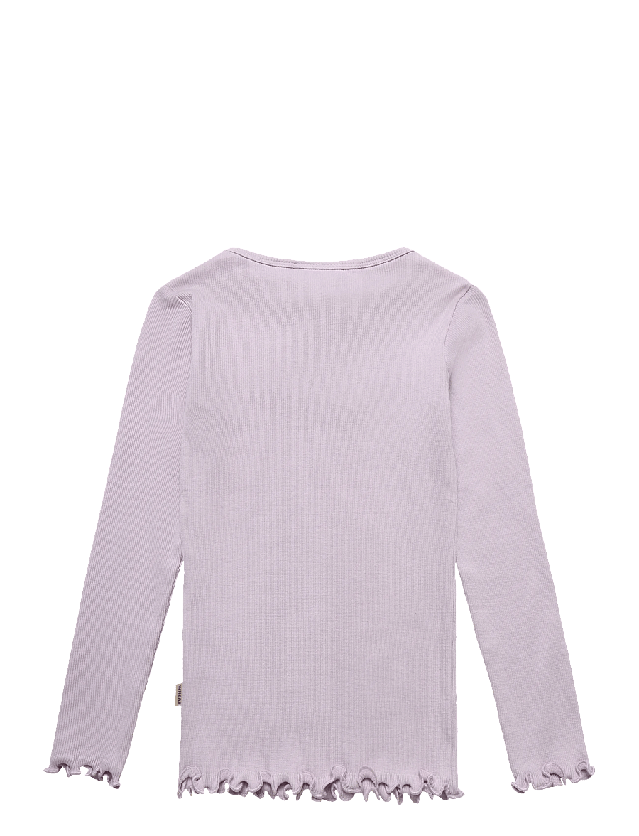 Wheat - T-shirt L/S Ida - långärmade t-shirts - lavender - 1