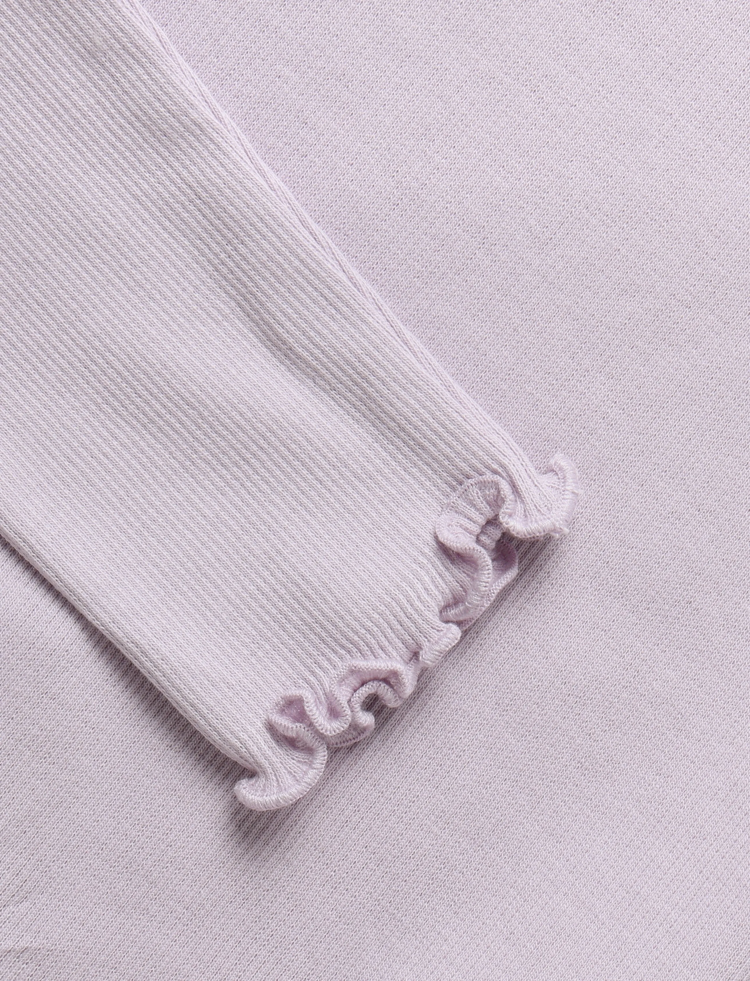Wheat - T-shirt L/S Ida - långärmade t-shirts - lavender - 2