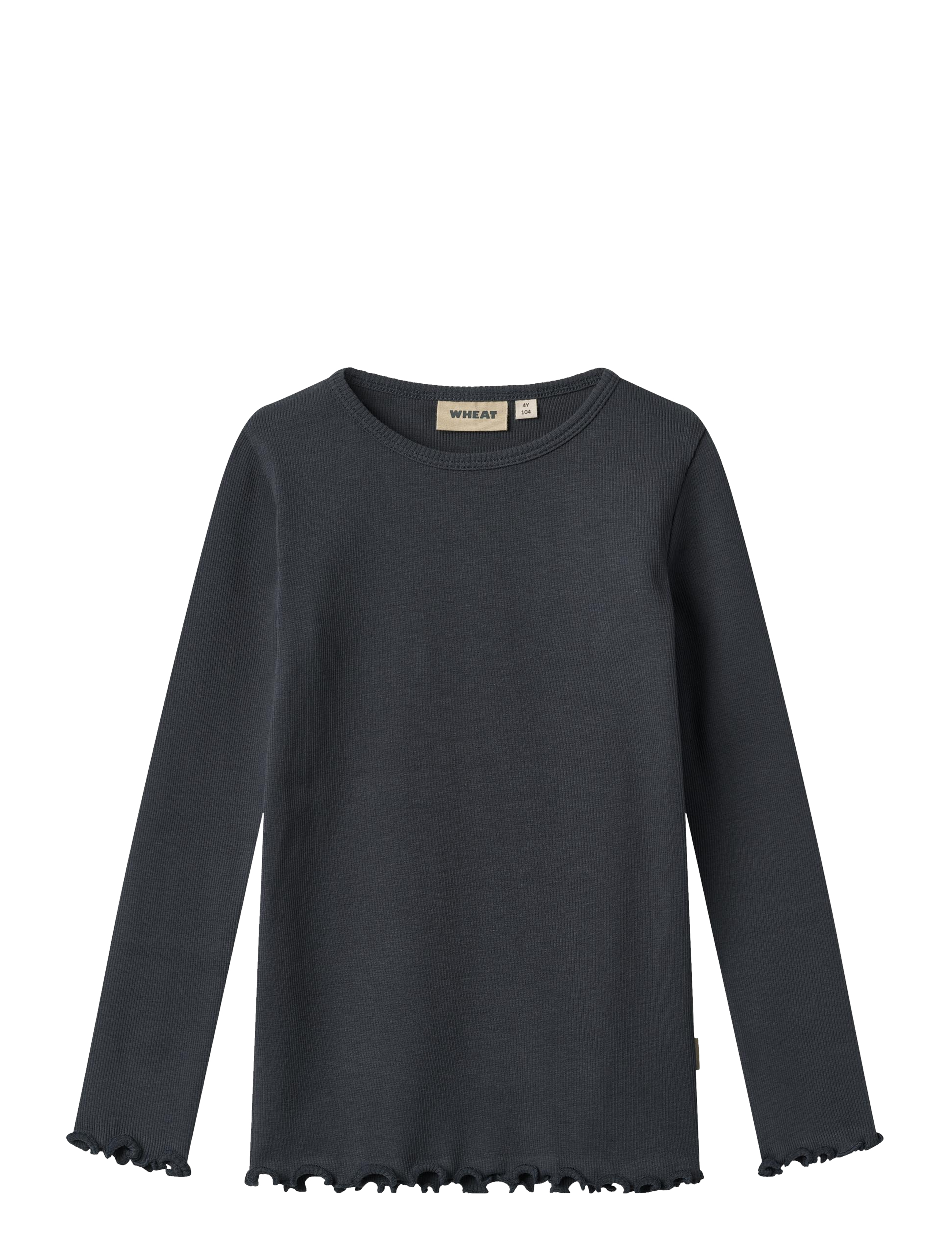 Wheat T-shirt L/S Ida - Toppar & T-shirts - NAVY / navy